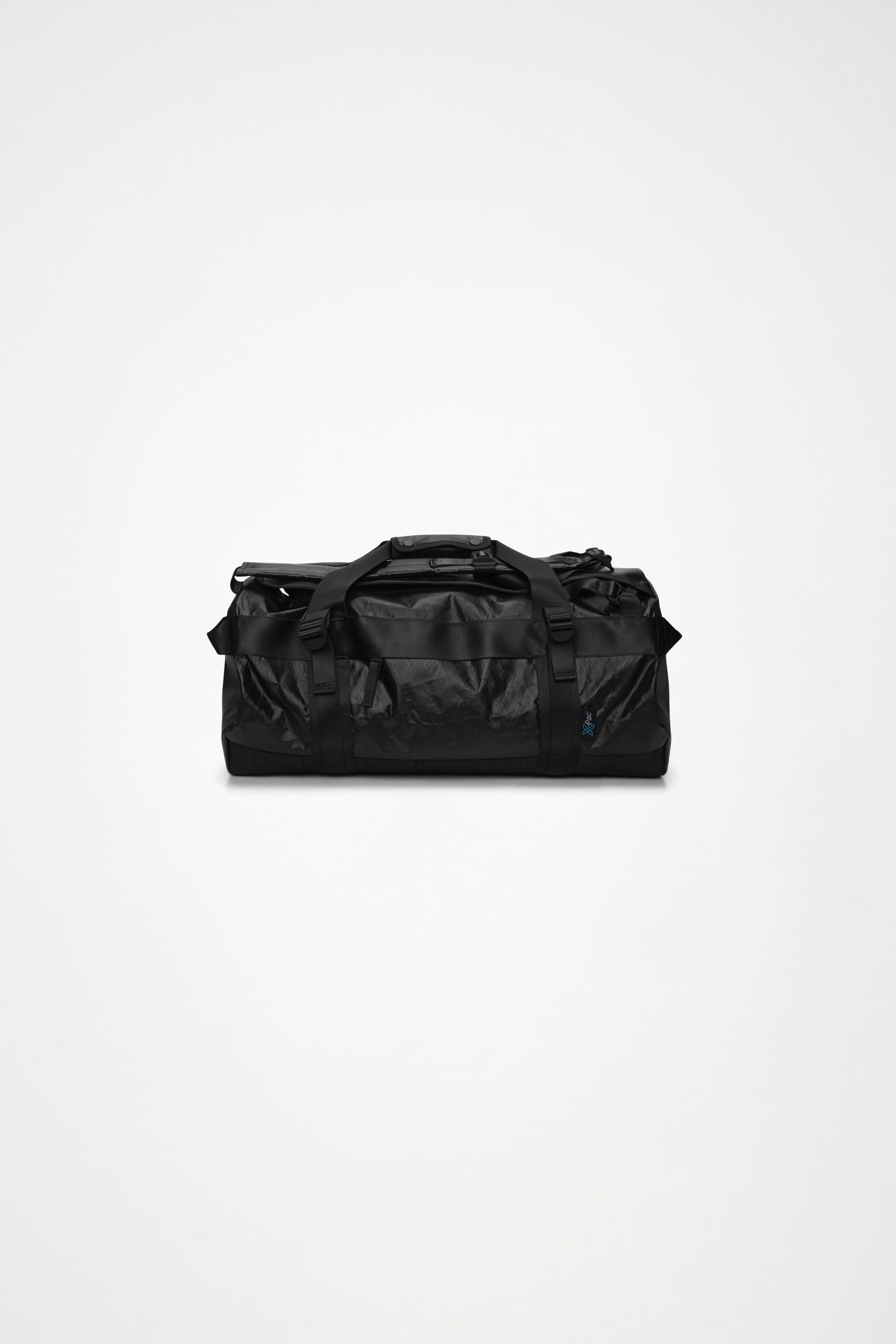 RAINS TexXel Duffel Bag Small Jet Black 42.50L H28 x D28 x W55 cm Duffel
