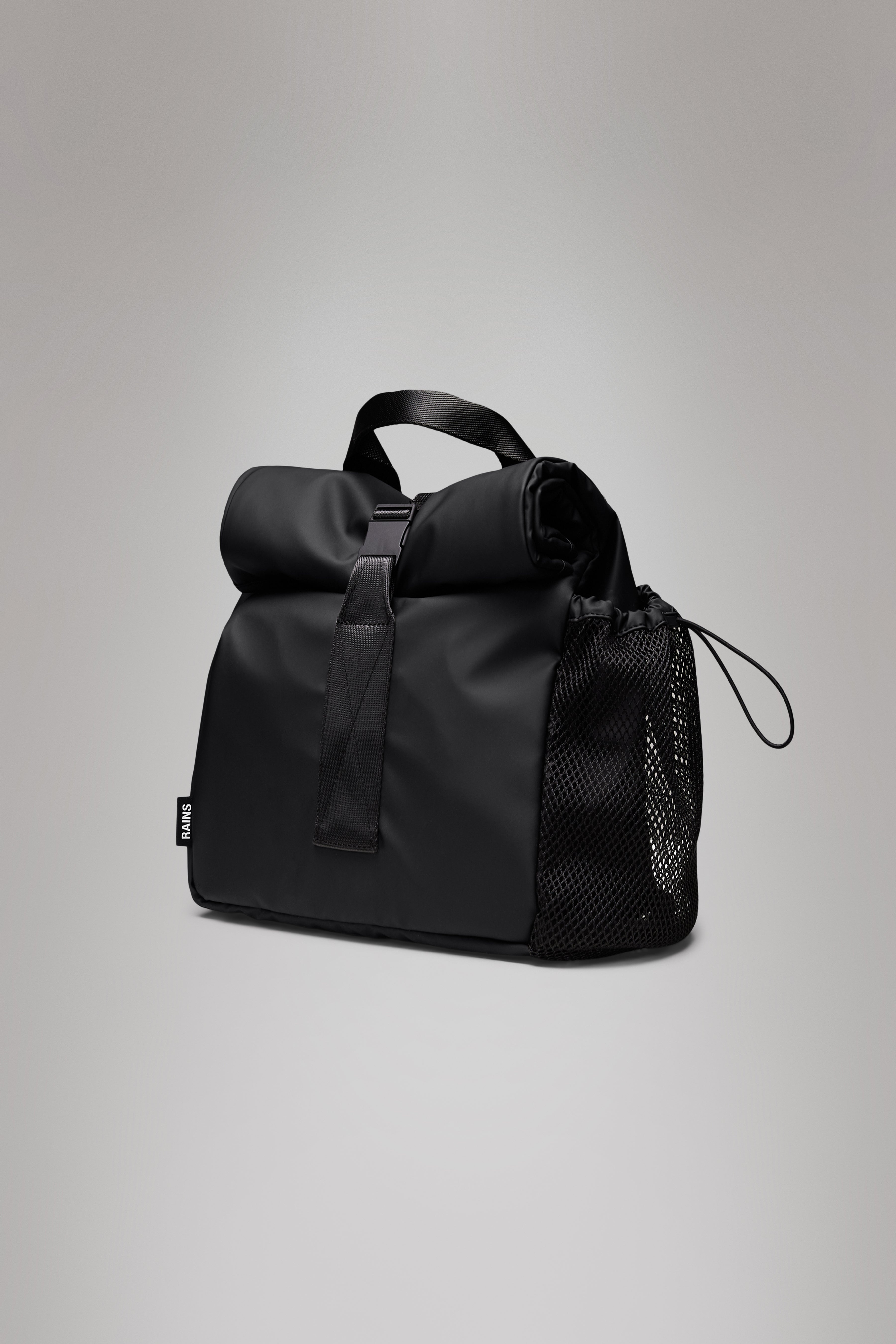 Rains Lunch Bag Large Black 13.50L H38 x D14 x W24 cm Lunch Bag