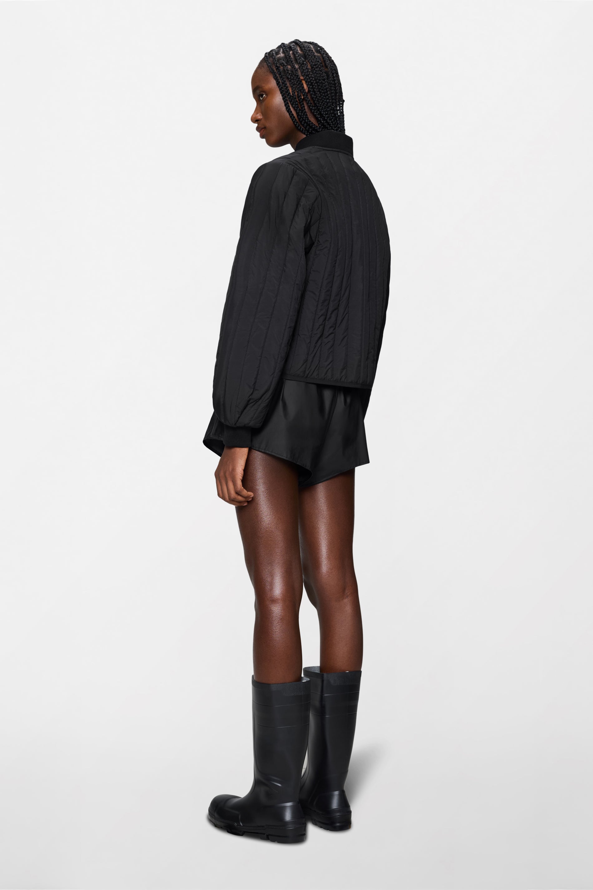 RAINS Banja Liner Bomber W Jacket Black Jacket