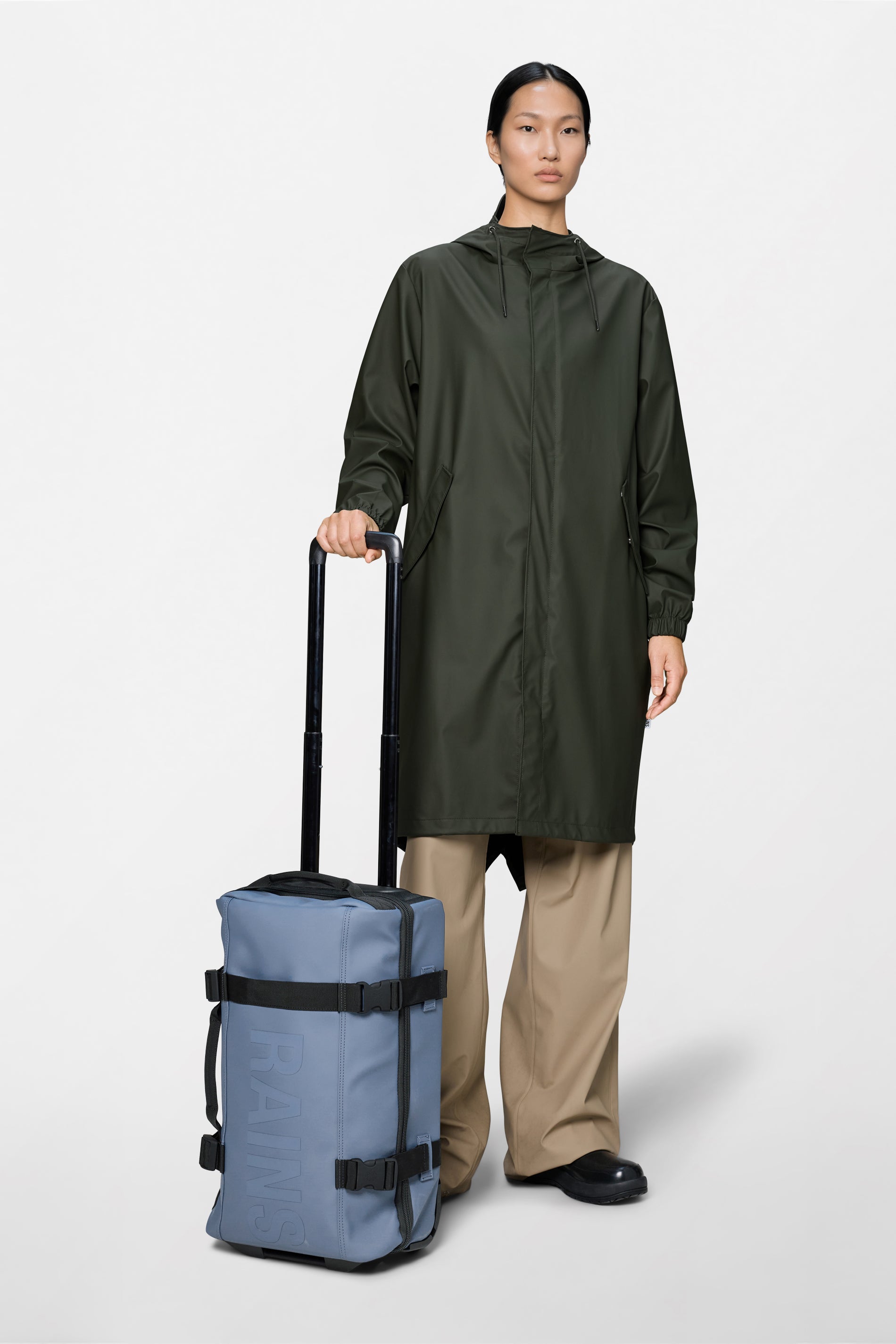 RAINS Texel Cabin Bag Blue Dusk 35L H55 x D20 x W31 cm Trolley