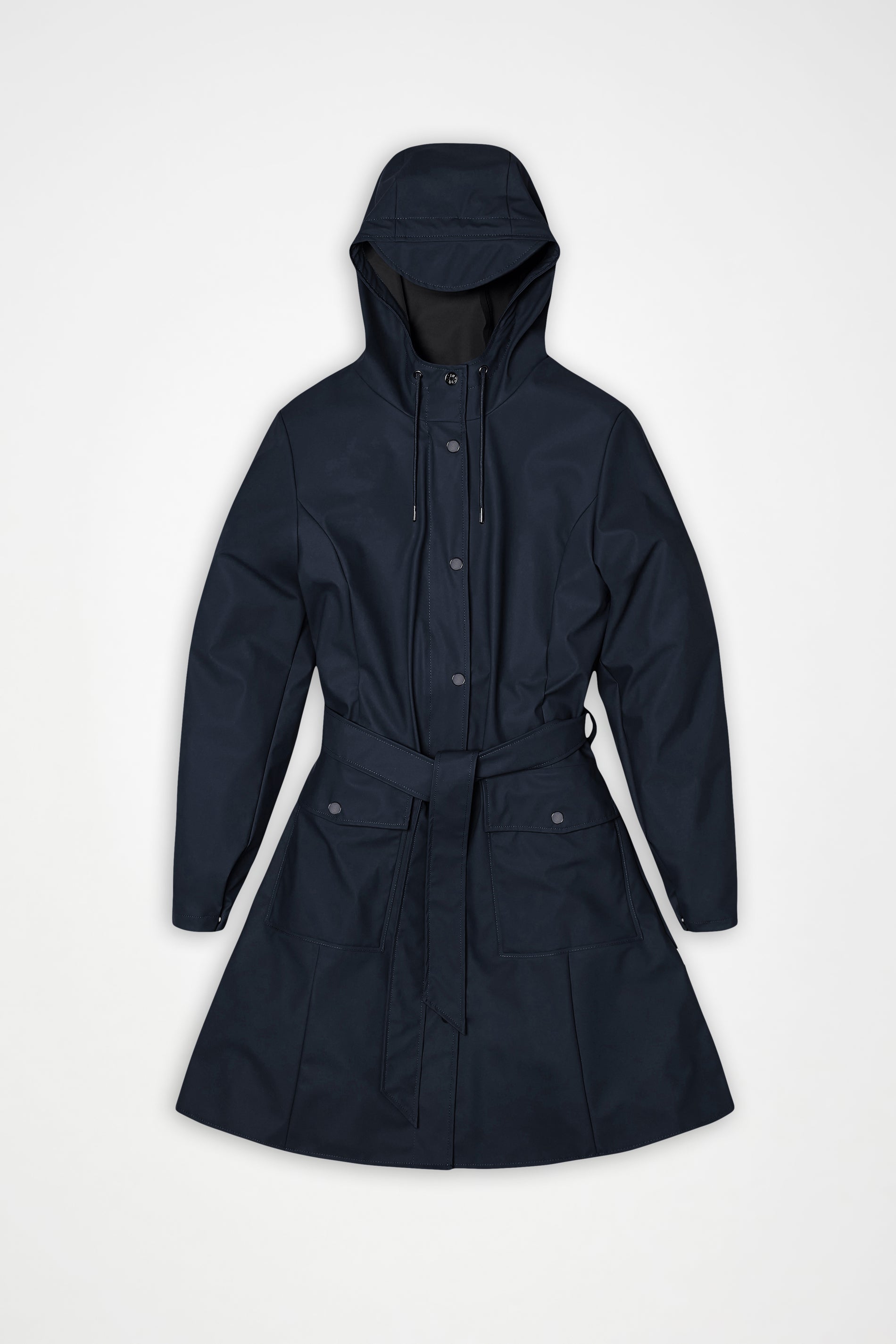 RAINS Curve Long Jacket
Navy Jacket