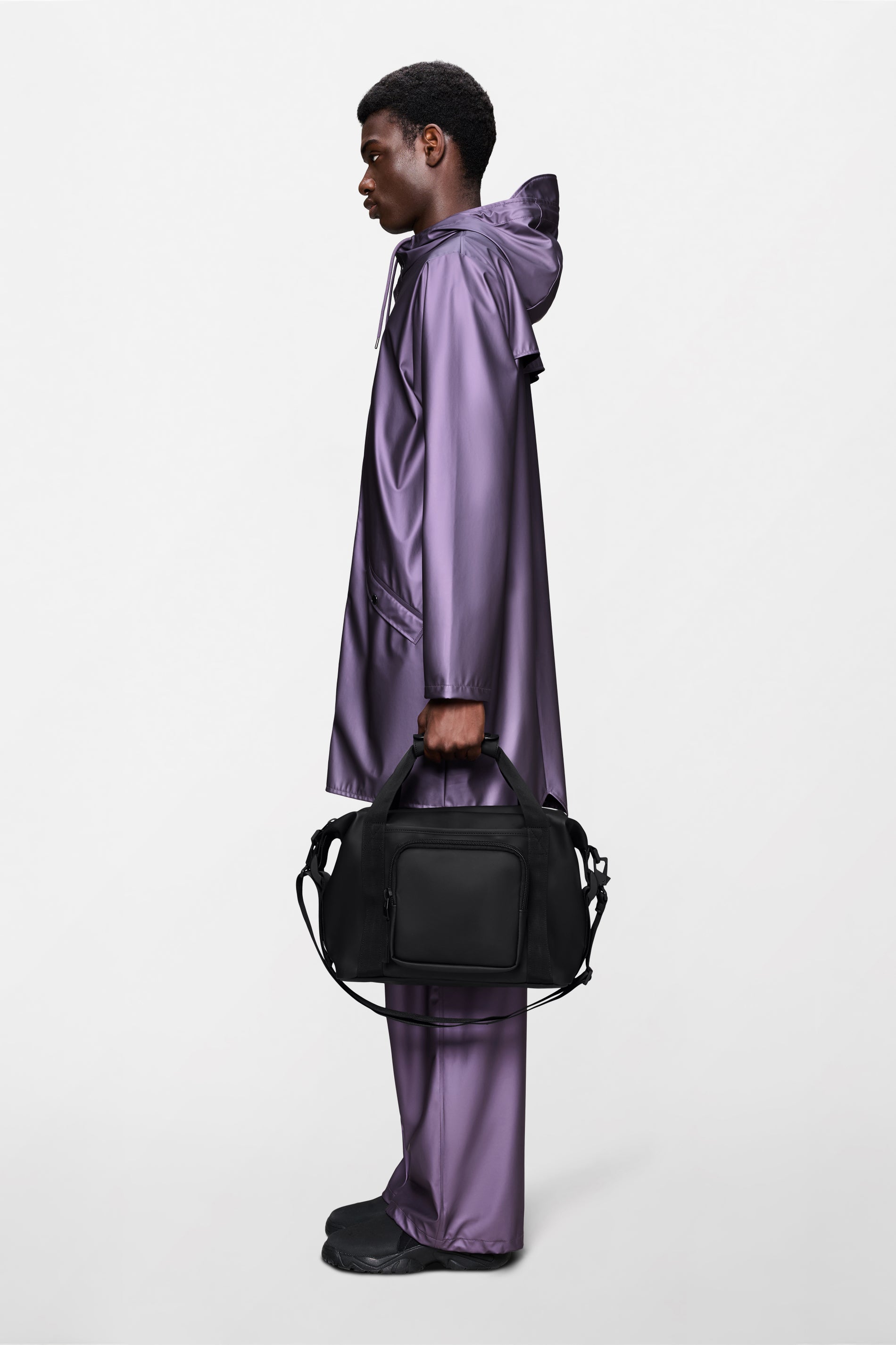 RAINS Texel Kit Bag Black 16L H31 x D16 x W34 cm Weekender