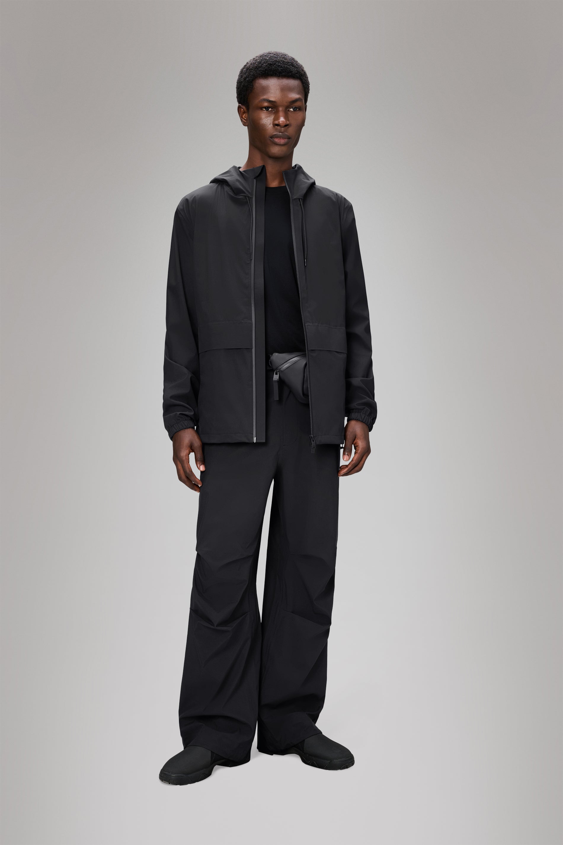 RAINS Suva Hardshell Pocket Jacket Black Jacket