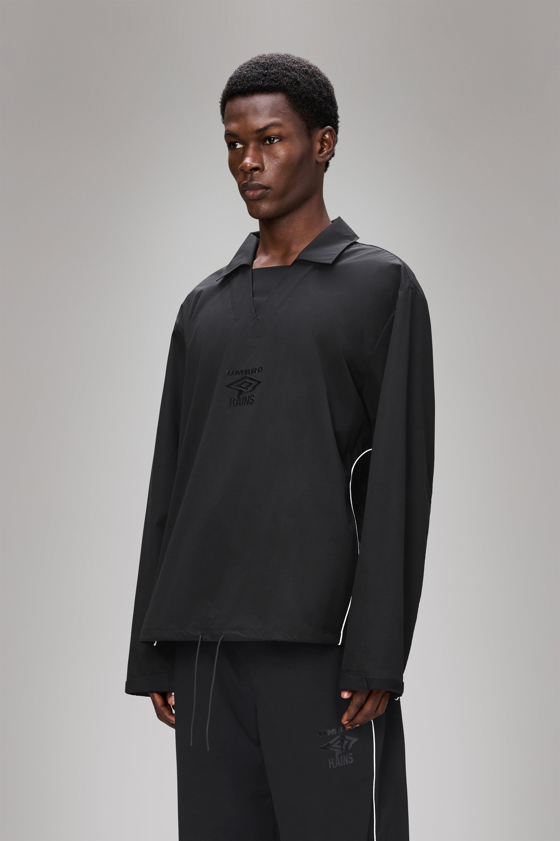 RAINS Rains x Umbro Drill Top Black Long Sleeve