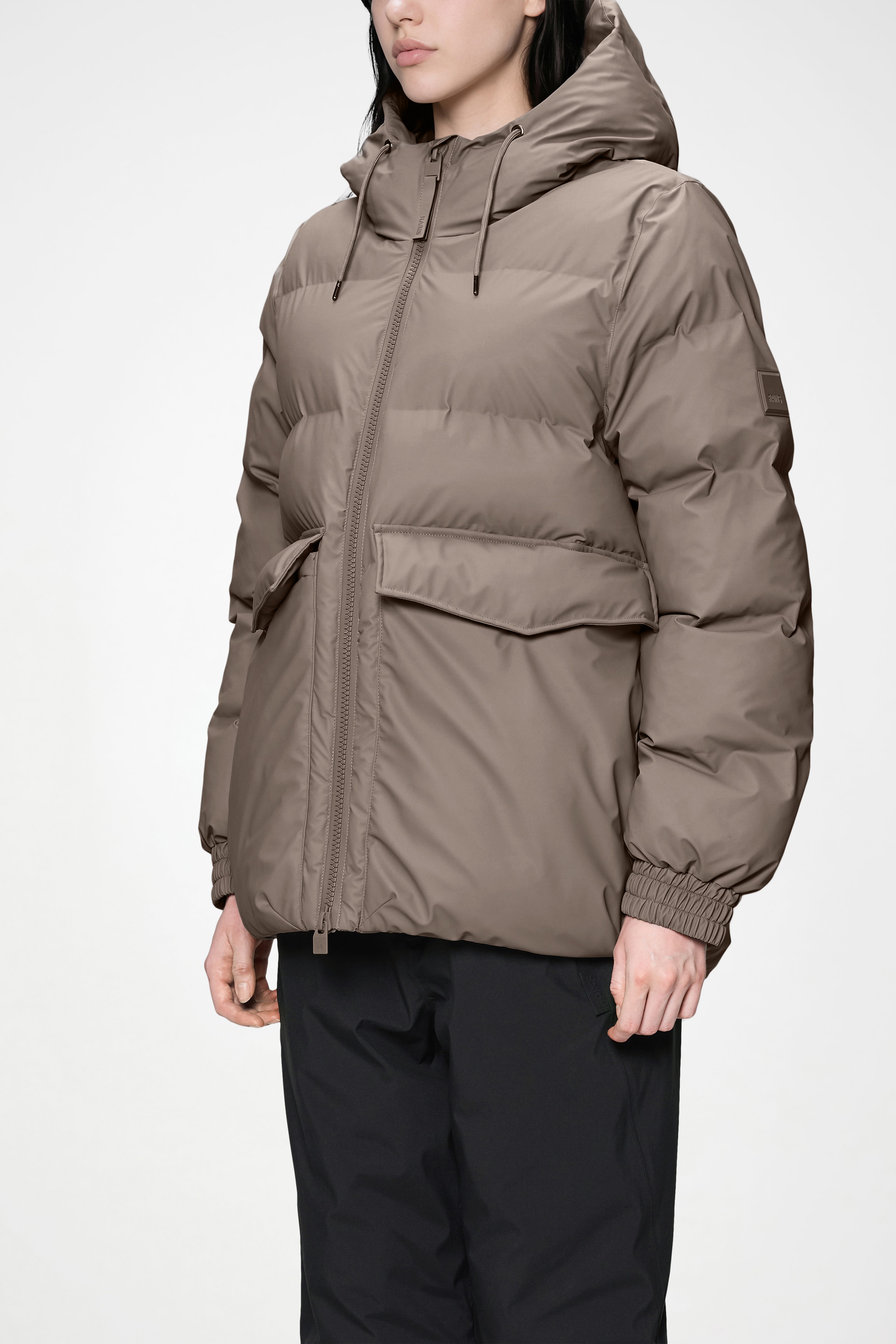 RAINS Alta A-Line Puffer W Jacket Cinder Jacket