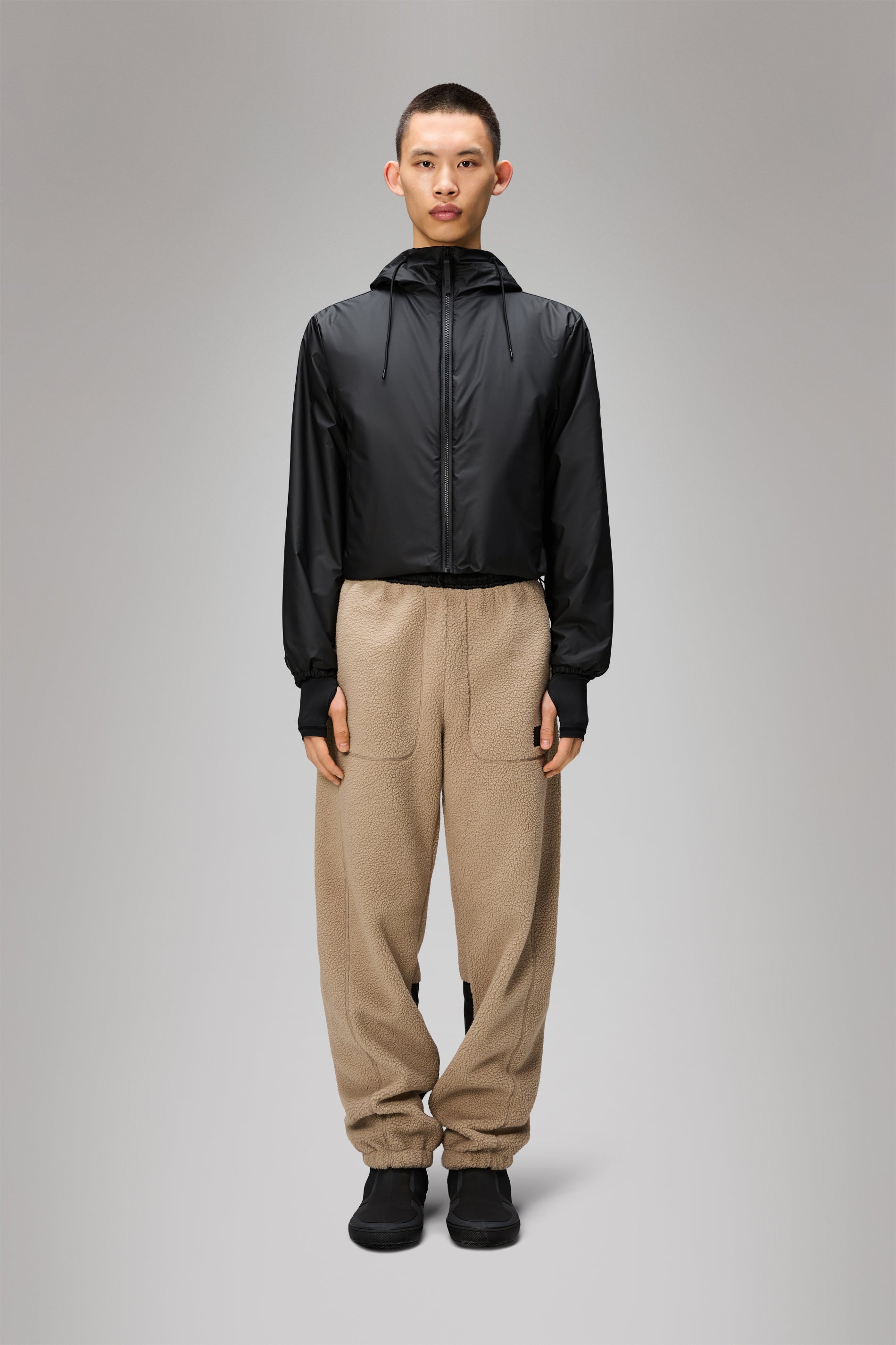 RAINS Lohja Short Insulated Jacket Black Jacket