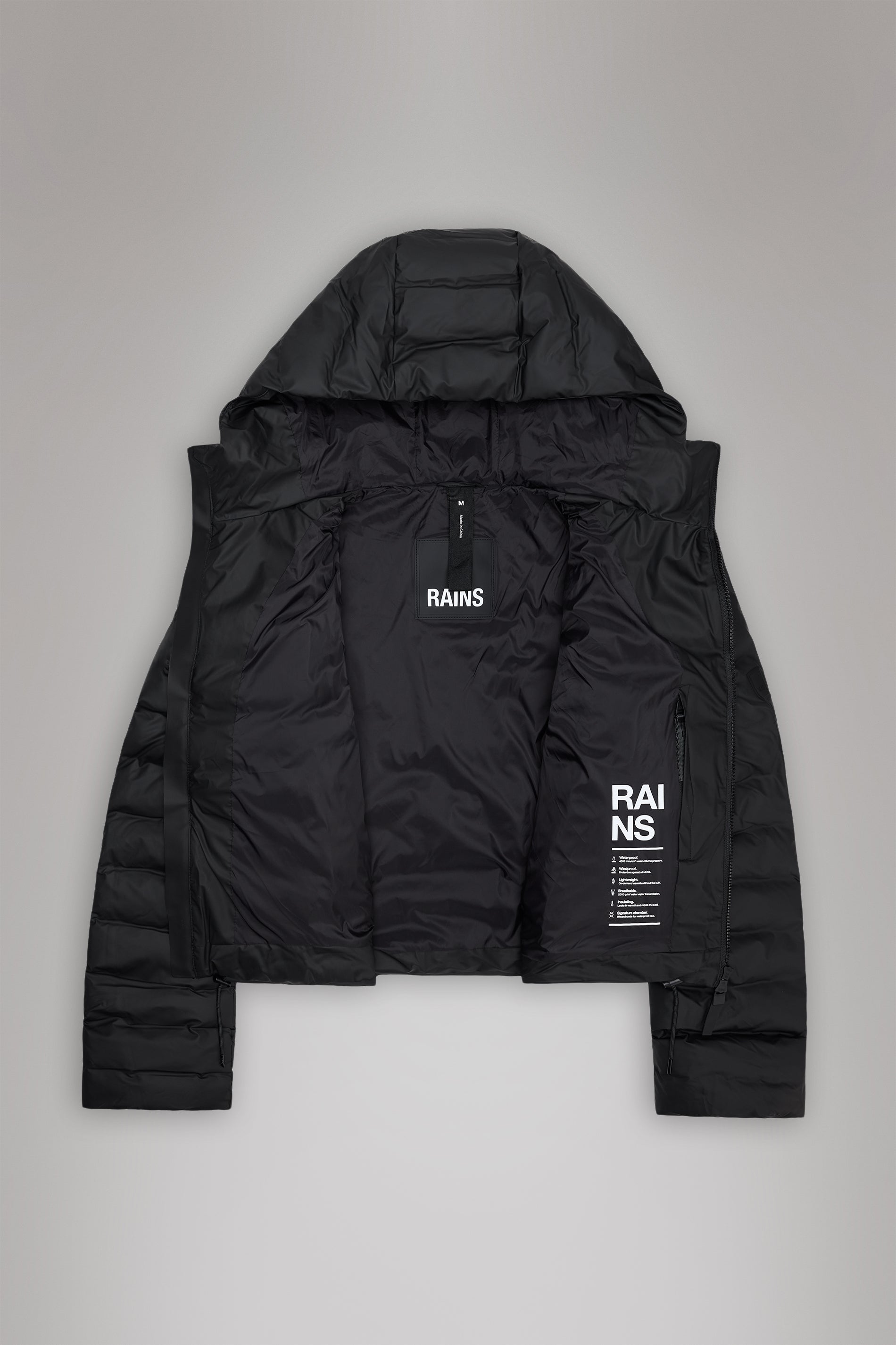 RAINS Lohja Short Puffer Jacket Swamp Jacket