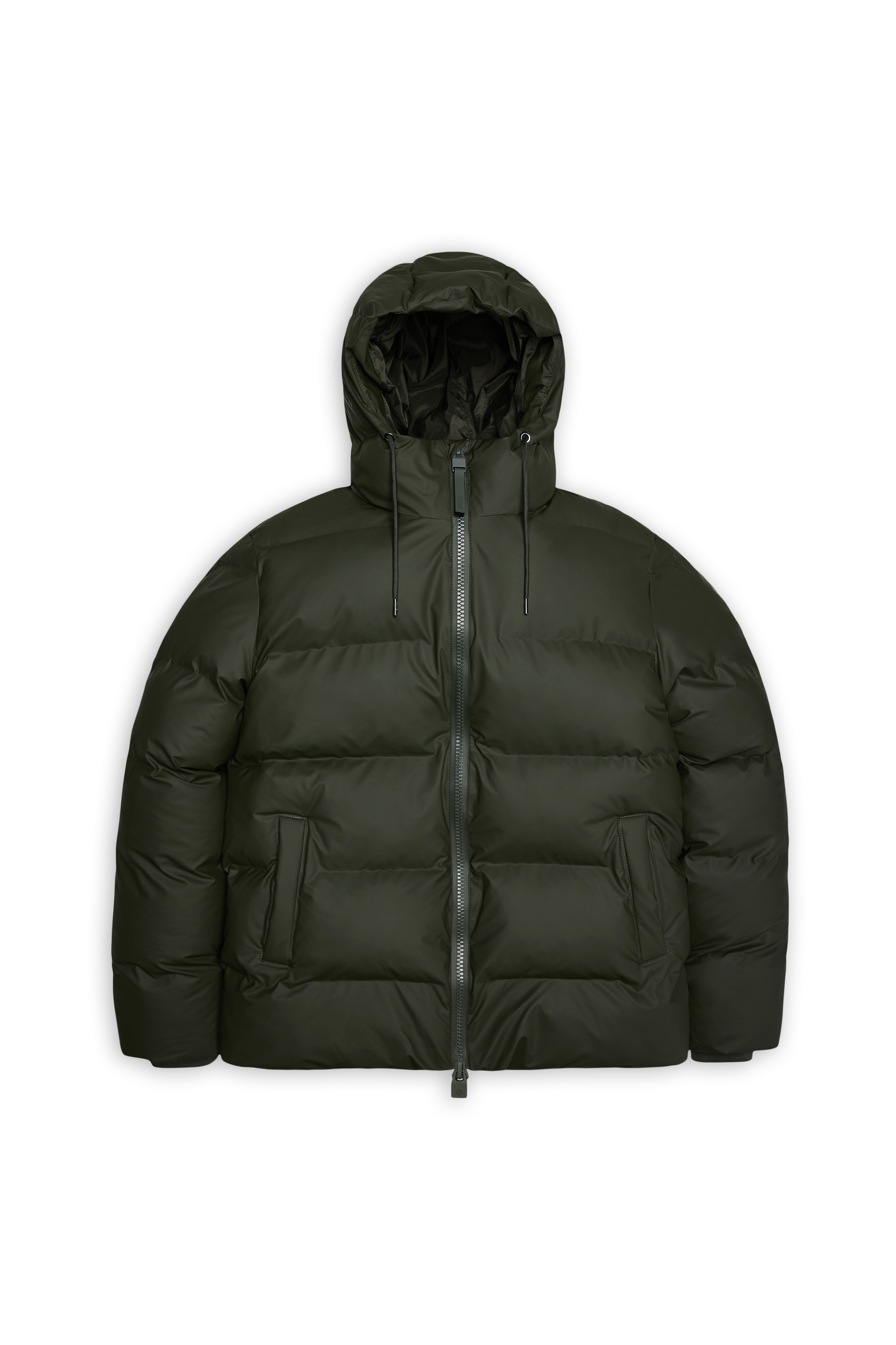 Rains Alta Puffer Jacket Green Jacket