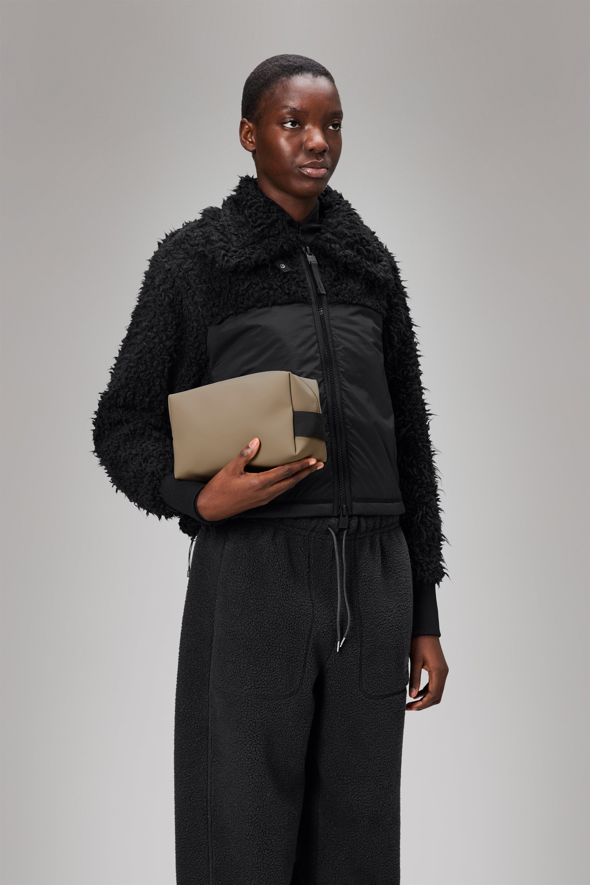 RAINS Wash Bag Small Beige 3L H13 x D11 x W21 cm Wash Bag