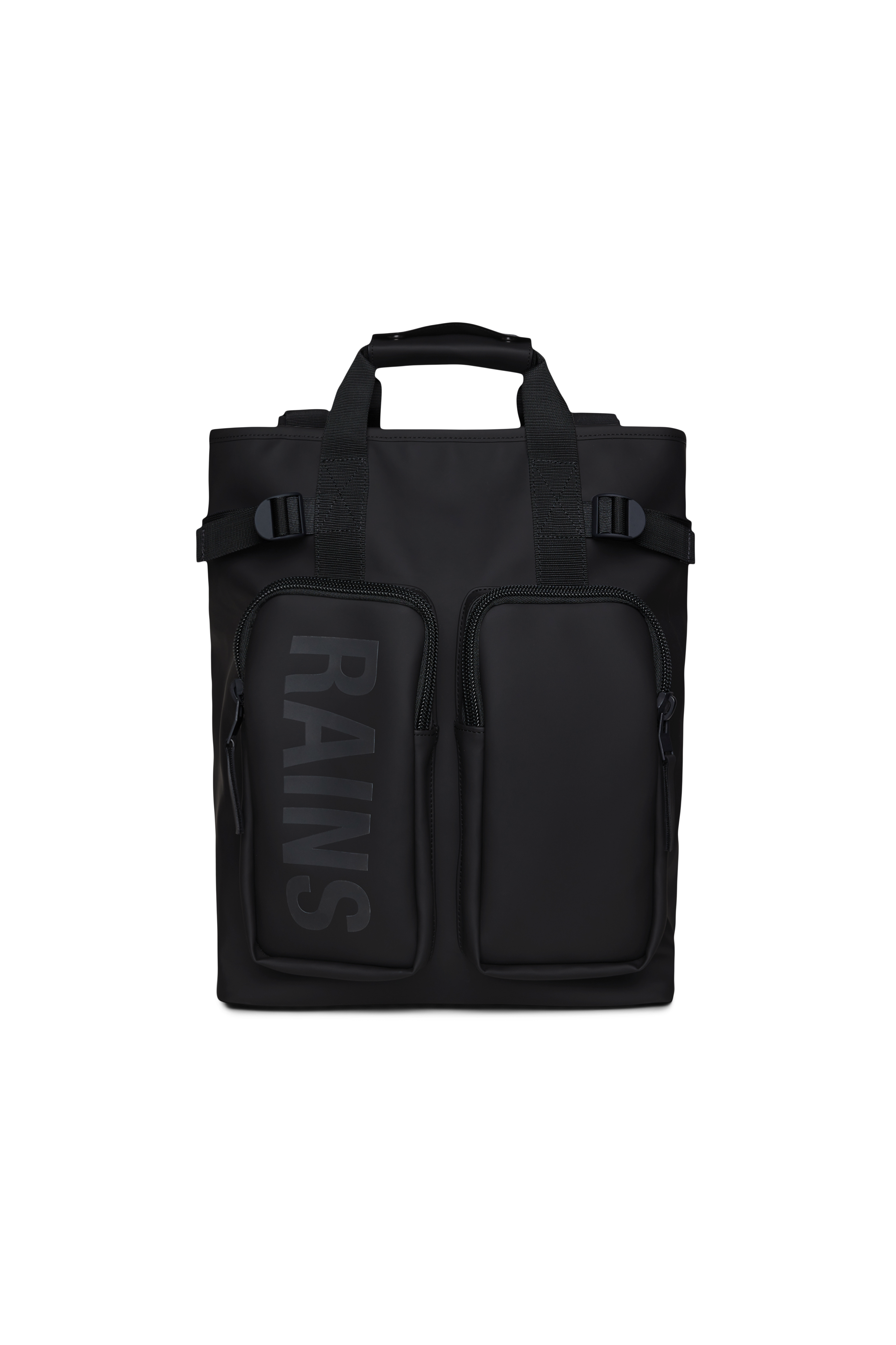 RAINS Texel Tote Backpack Black 15L H43 x D12.50 x W32 cm Backpack