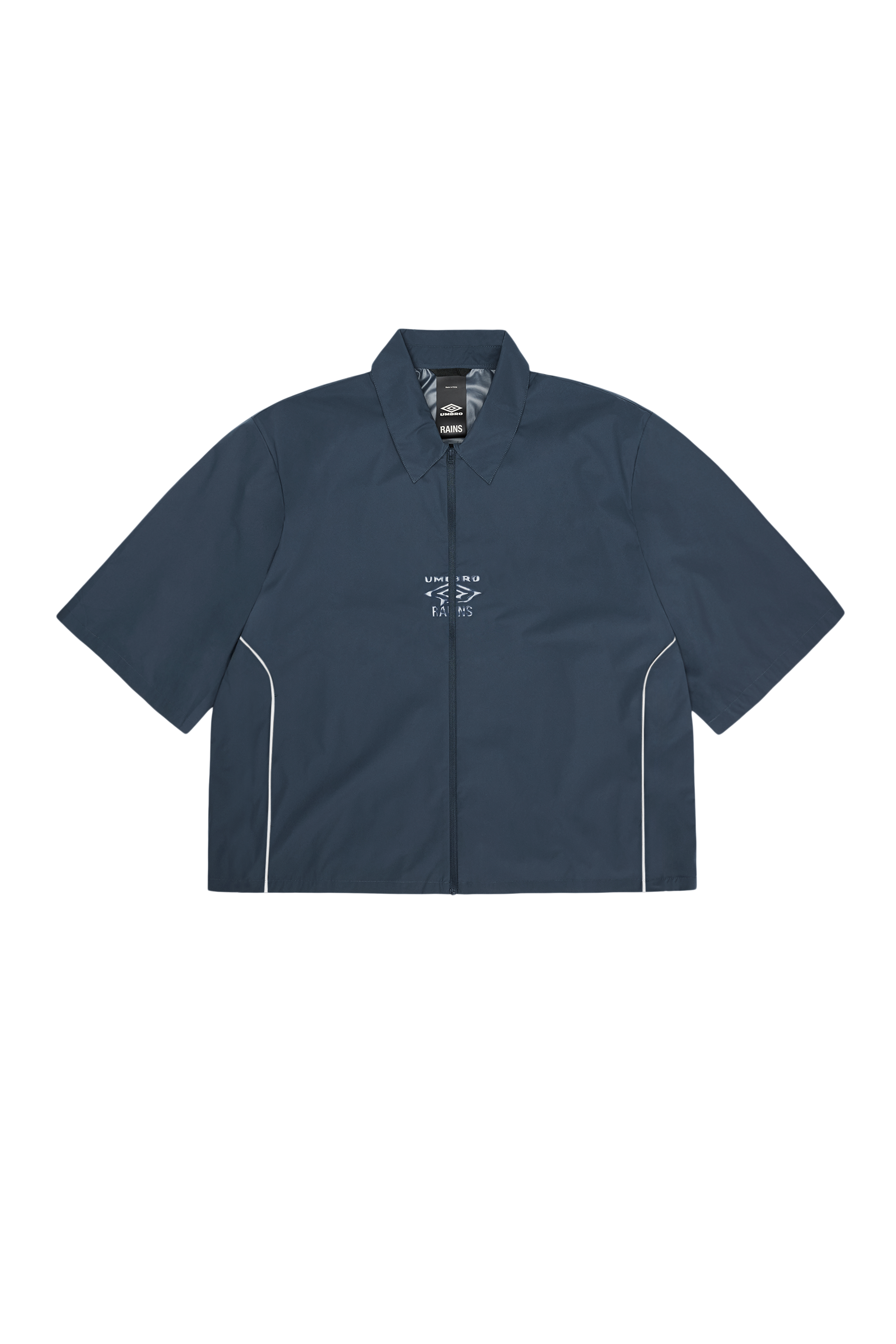 RAINS Rains x Umbro Drill Overshirt Major Blue Short Sleeve