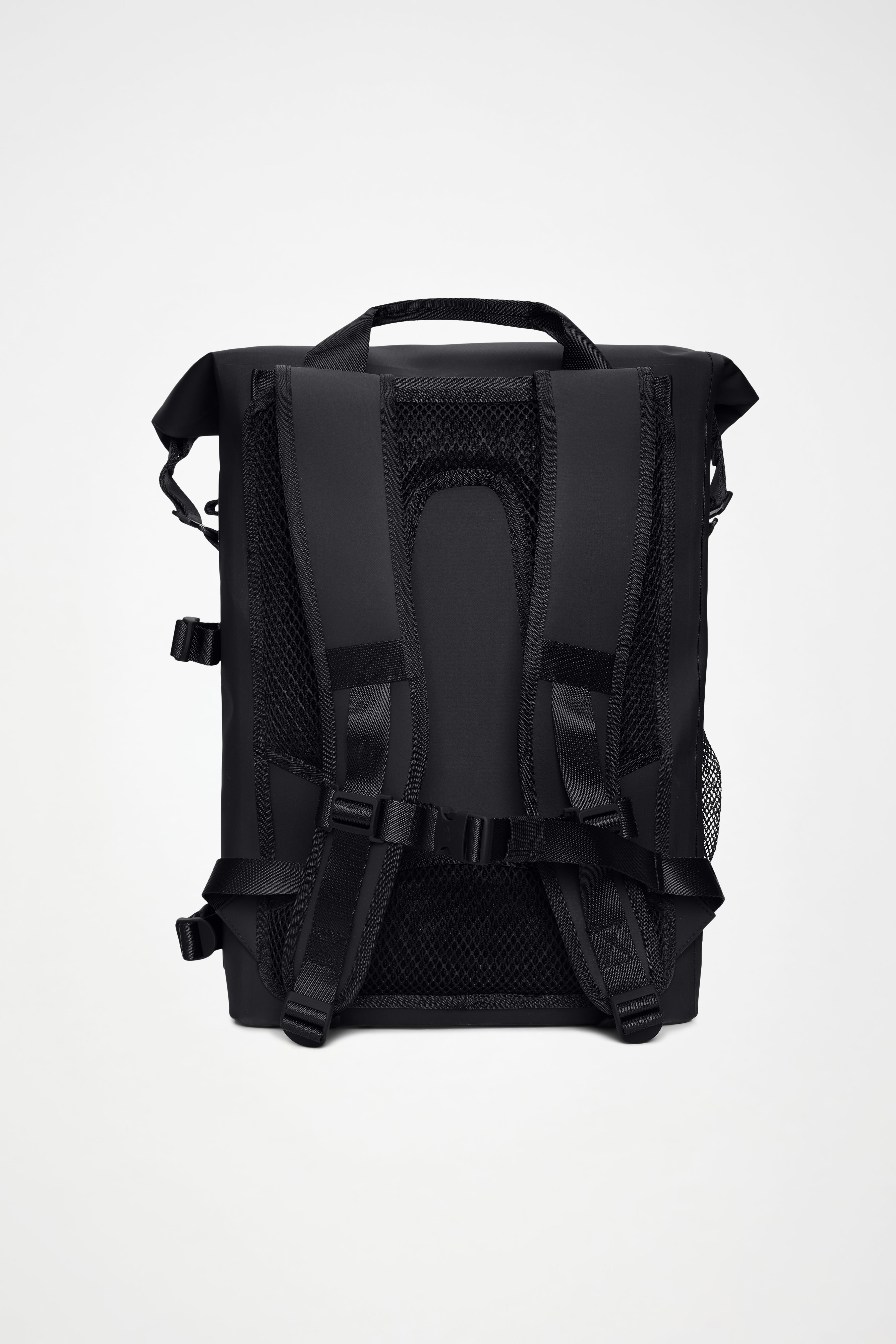 RAINS Deepwater Rolltop Rucksack Large Black 31L H46 x D16 x W32 cm Backpack