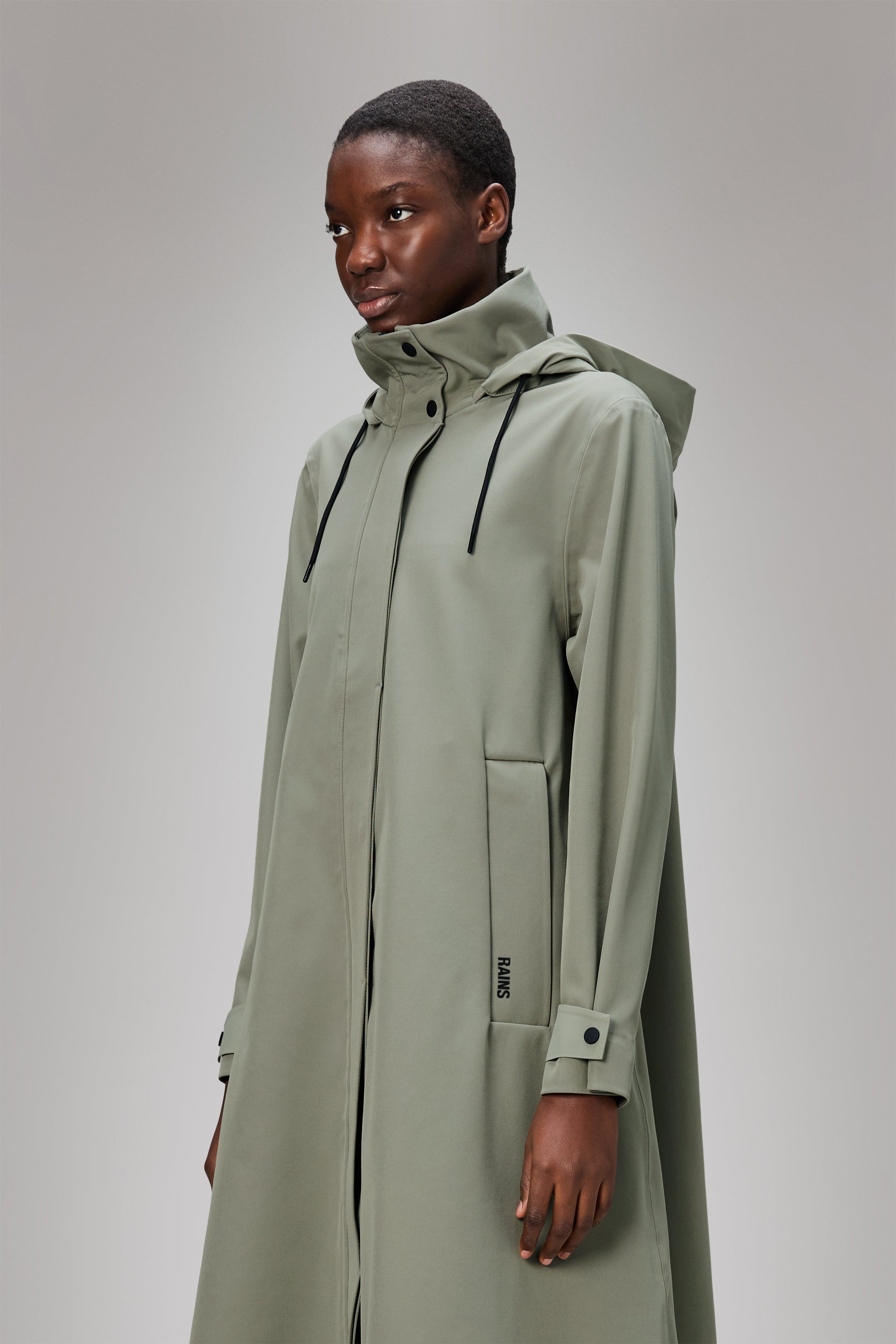 Rains Suva Vision Softshell A-Line W Jacket Drift Jacket