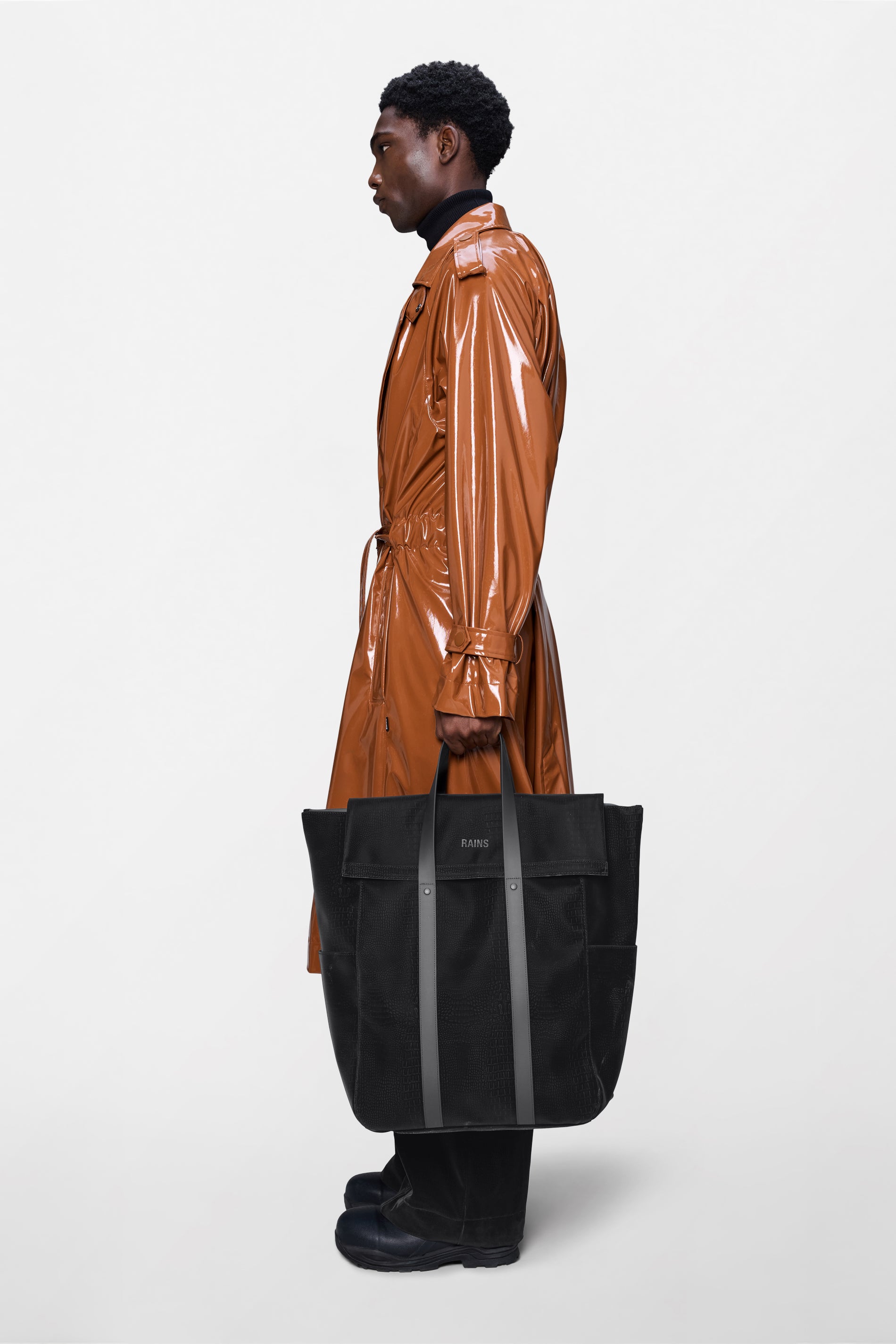 RAINS 2 Way Tote Bag Large Bite Tote