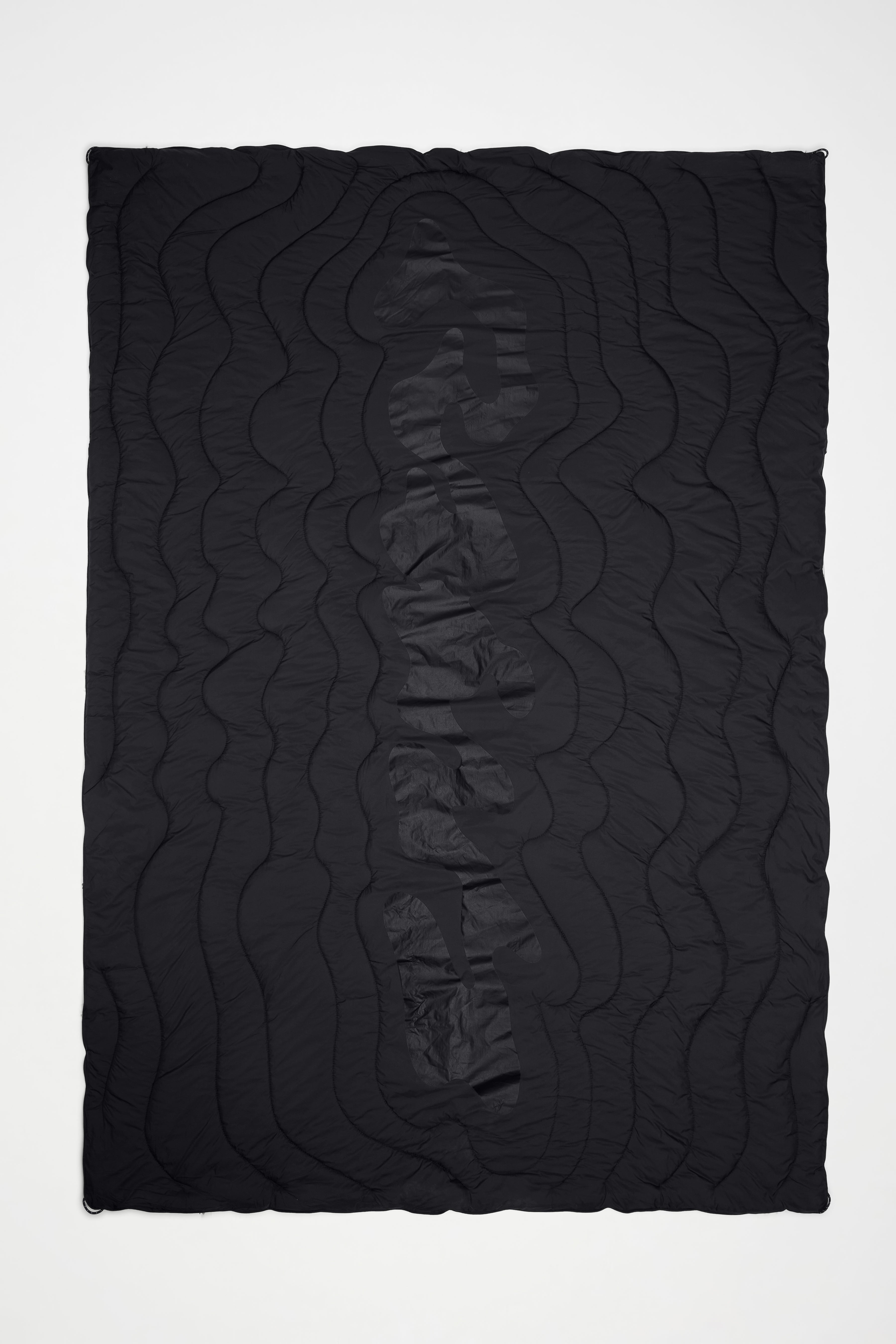 RAINS Puffer Blanket Black Picnic Blanket