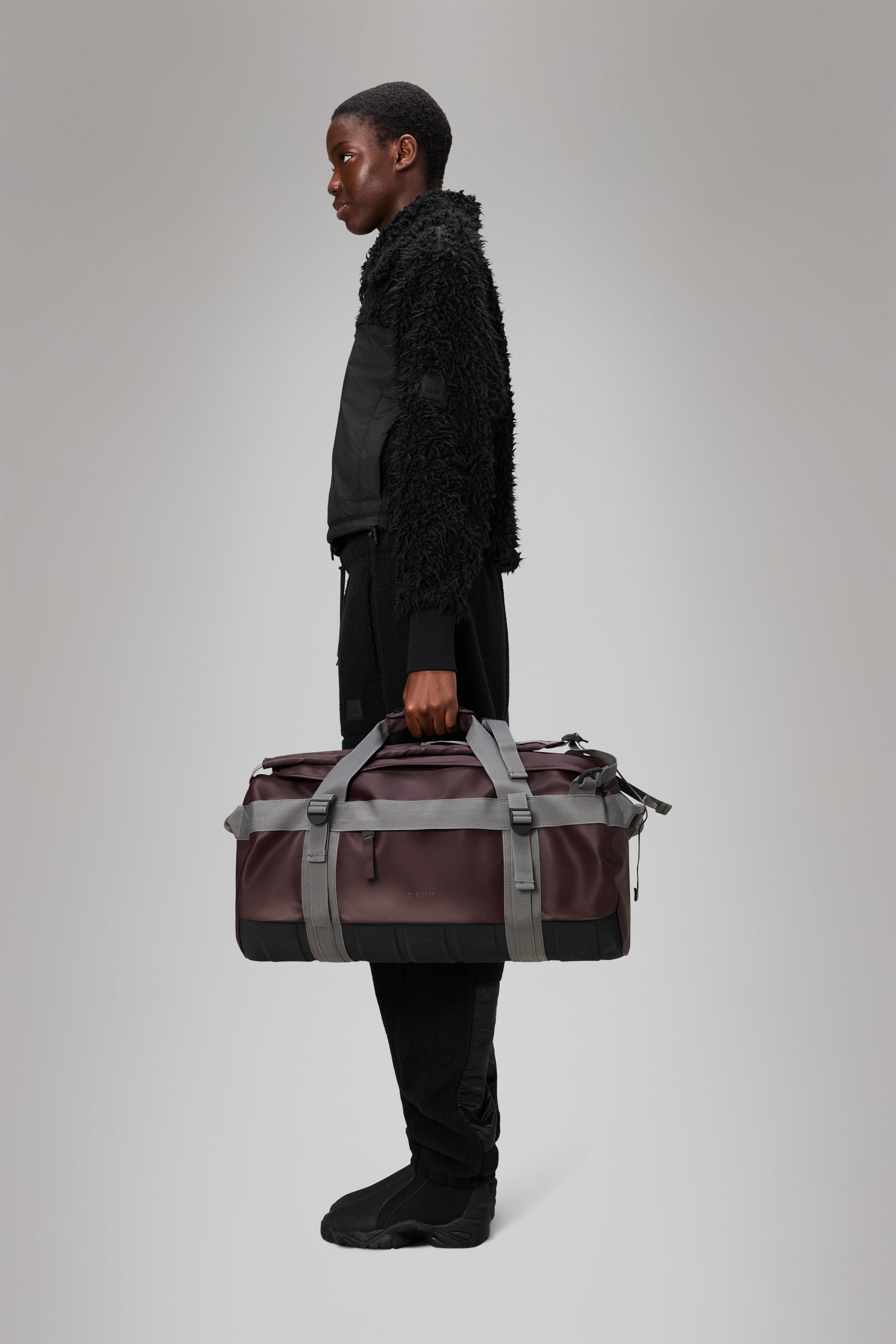 RAINS Texel Duffel Bag Small Depth Duffel