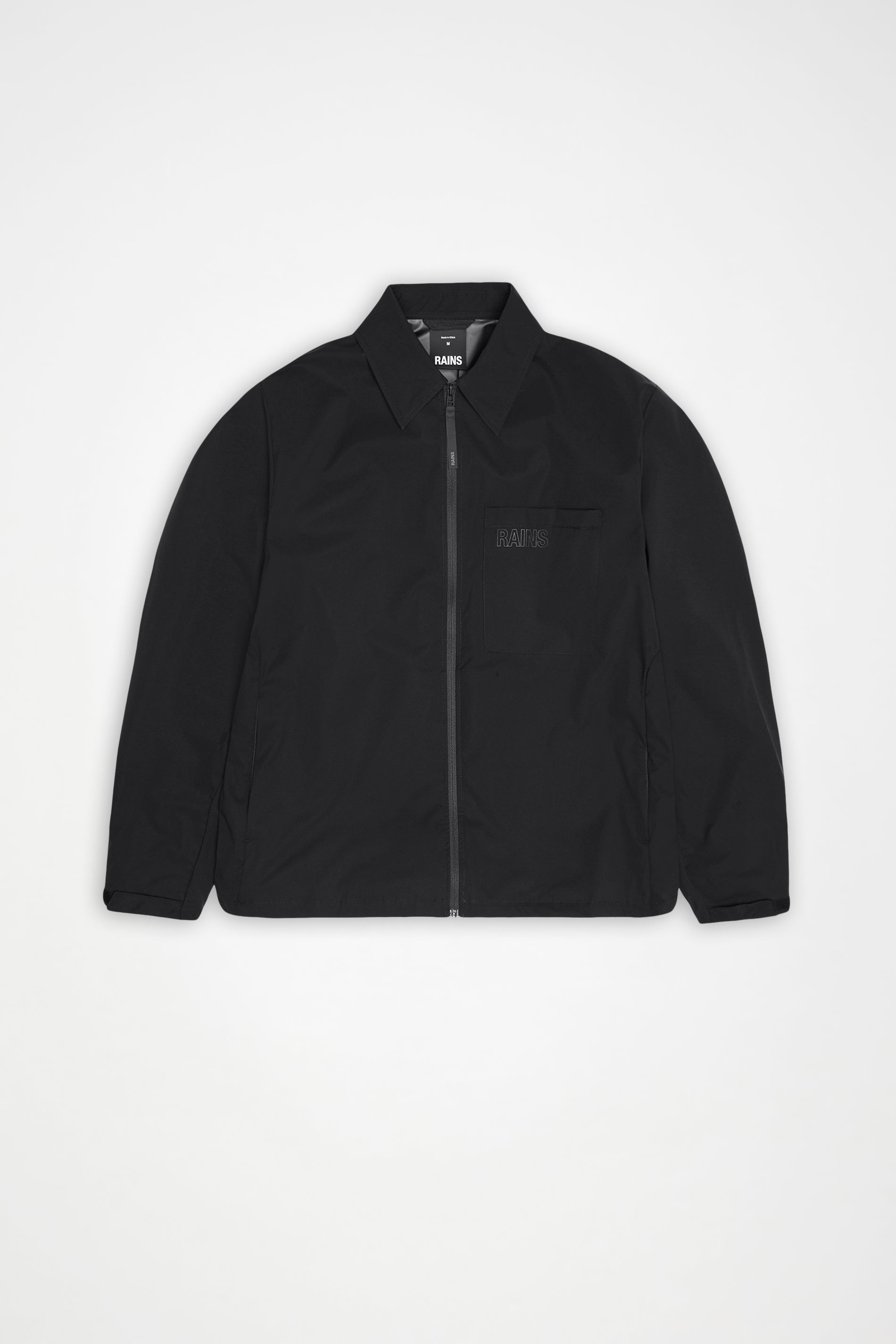 RAINS Mito Overshirt Black Long Sleeve