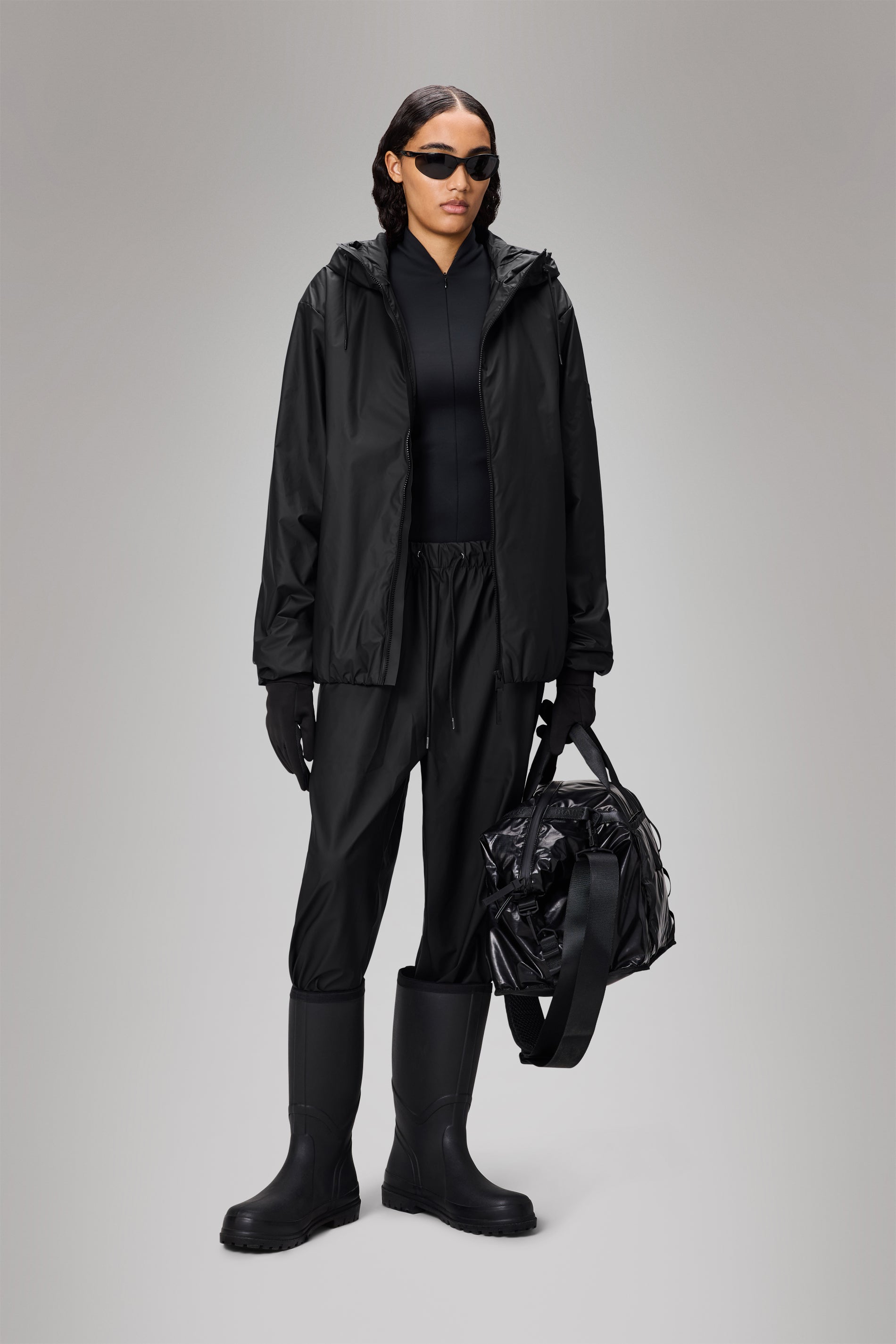 RAINS Lohja Insulated Jacket Black Jacket