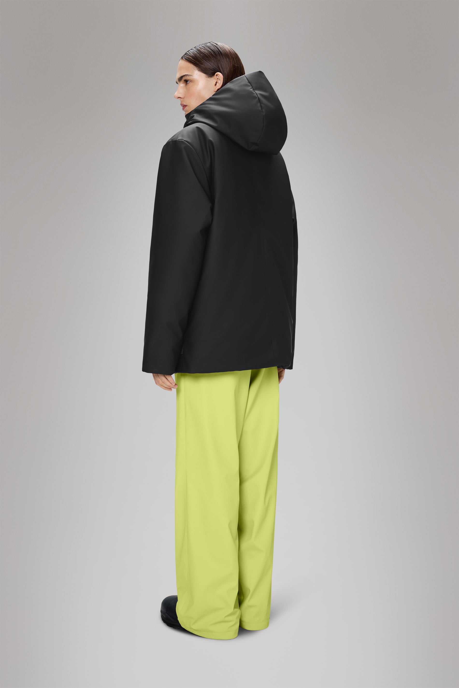 RAINS Nome Parka Black Jacket