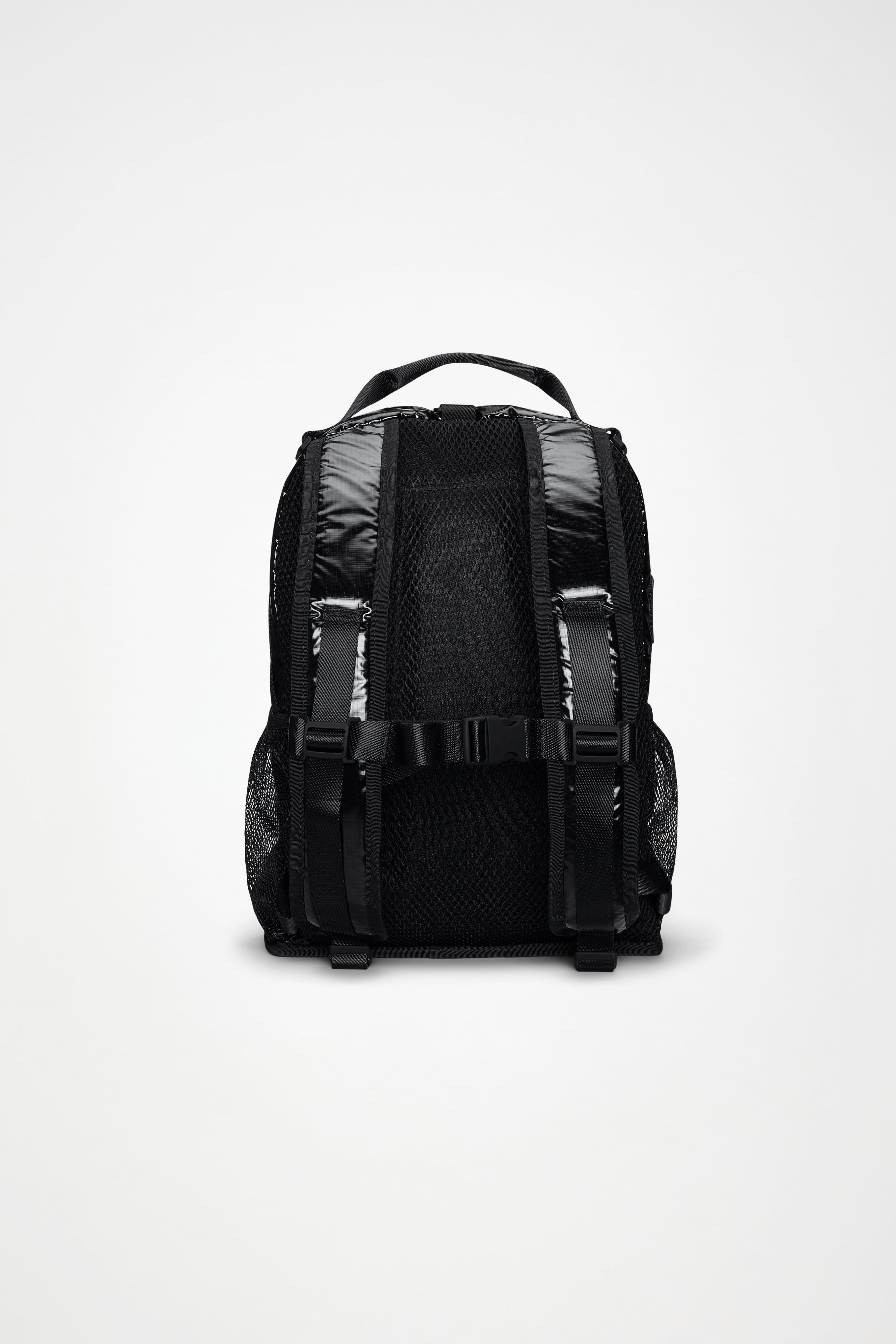 RAINS Sibu Clip Front Backpack Black Backpack