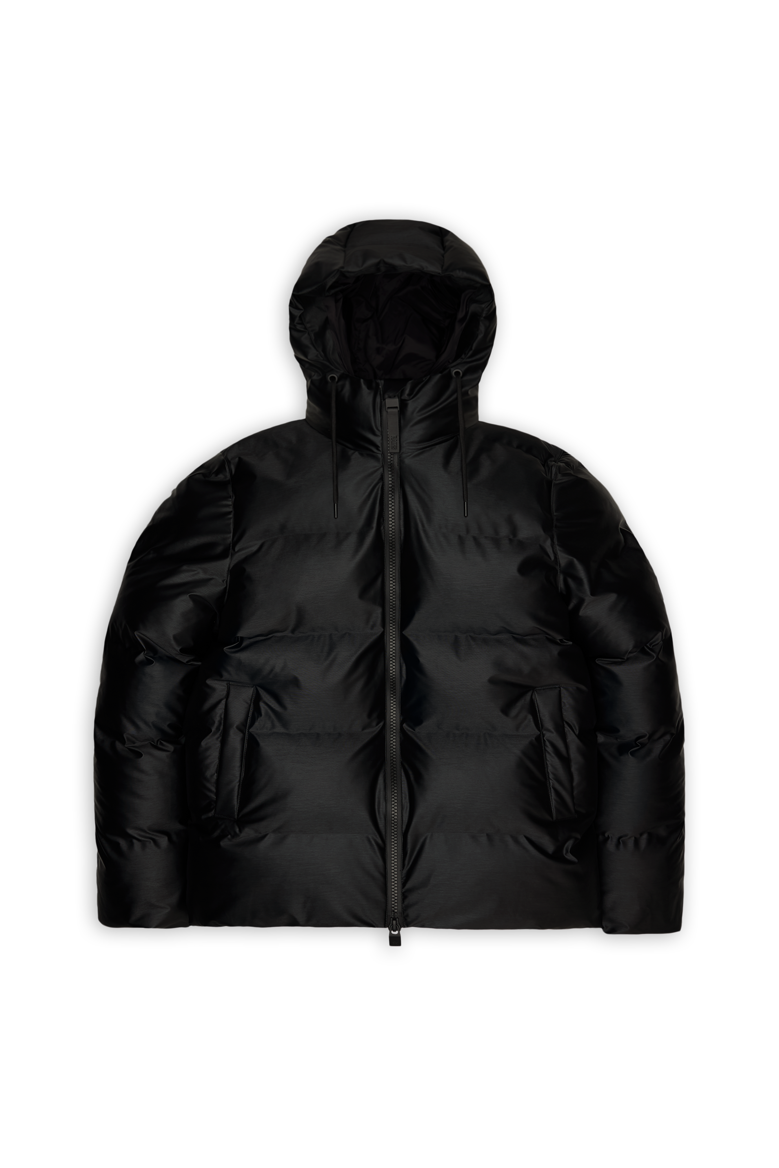 Rains Alta Puffer Jacket Black Grain Jacket
