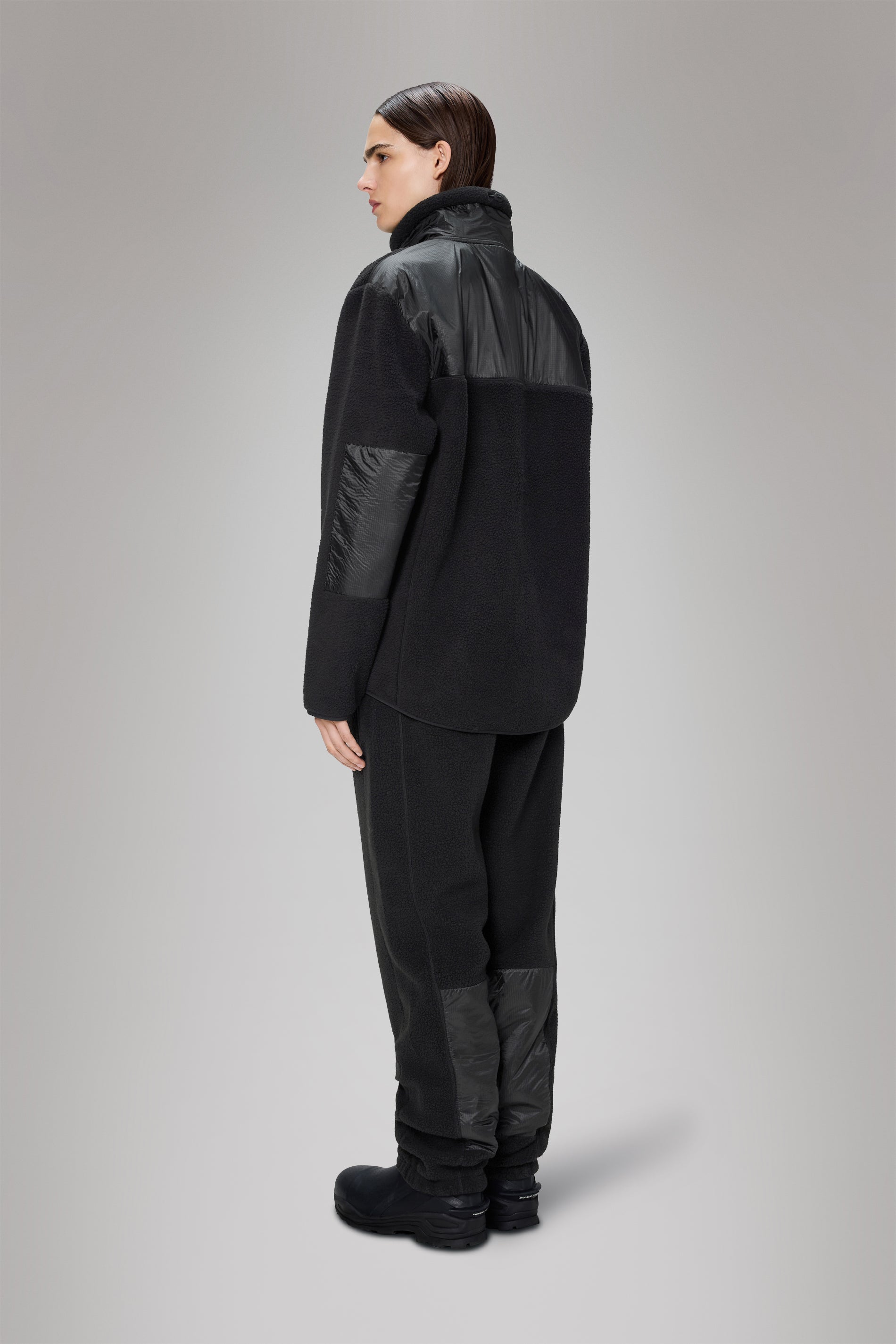 Rains Yermo Fleece Jacket Black Jacket