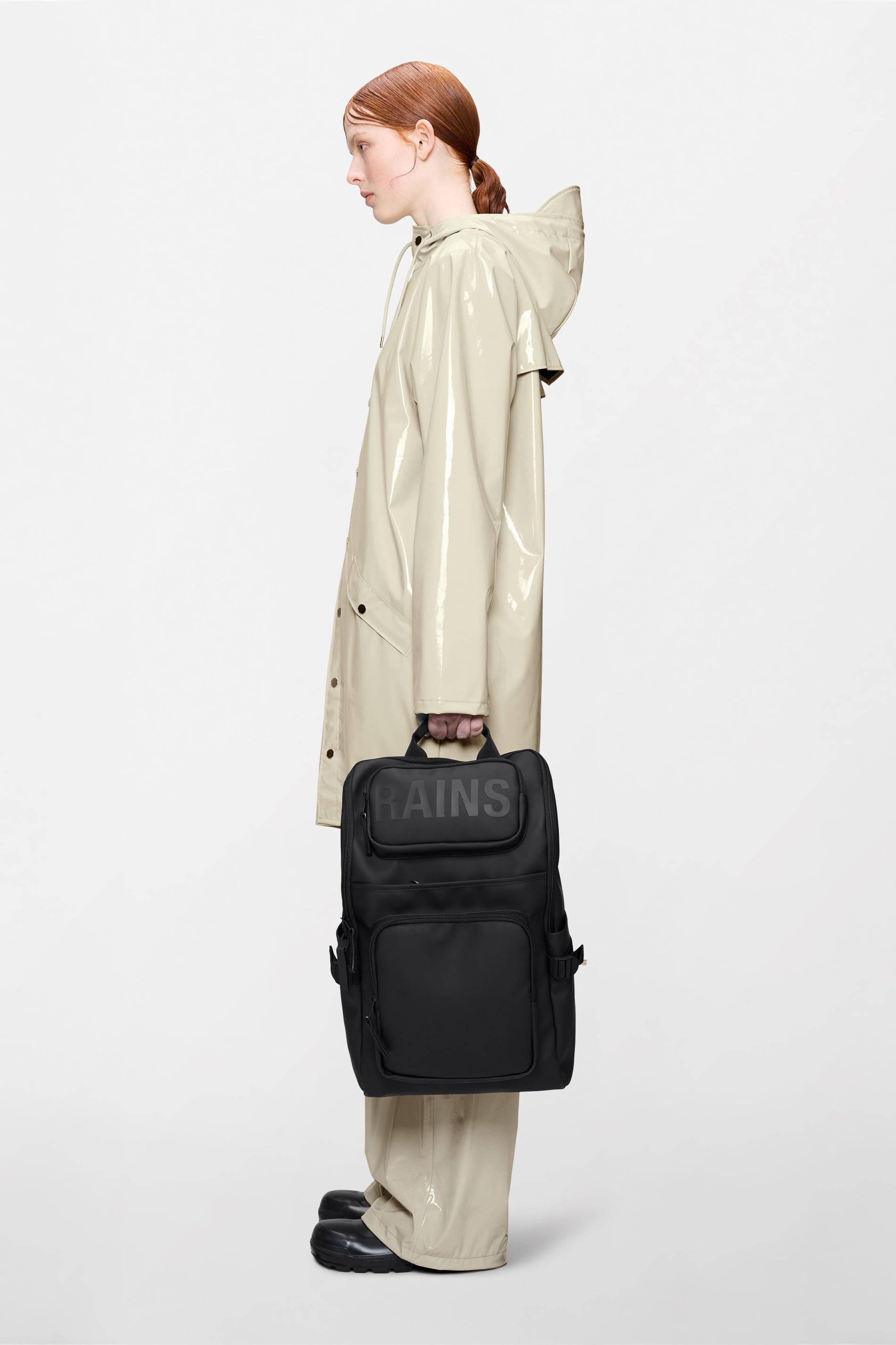 RAINS Texel Cargo Backpack Black Backpack