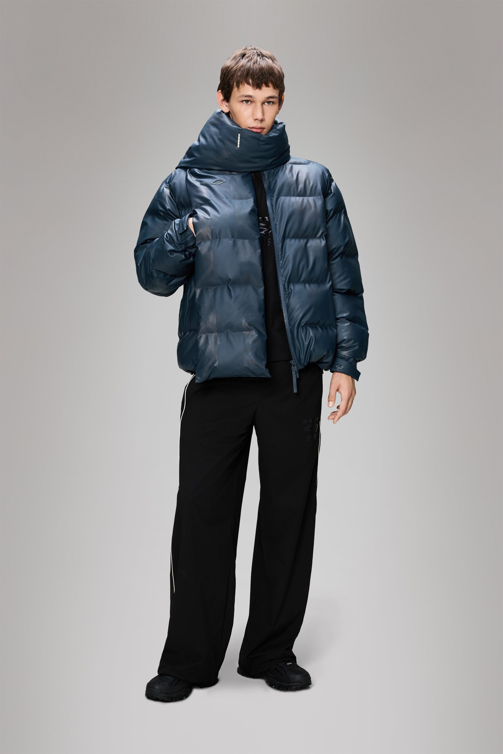 RAINS Rains x Umbro Puffer Fan Jacket Major Blue Jacket