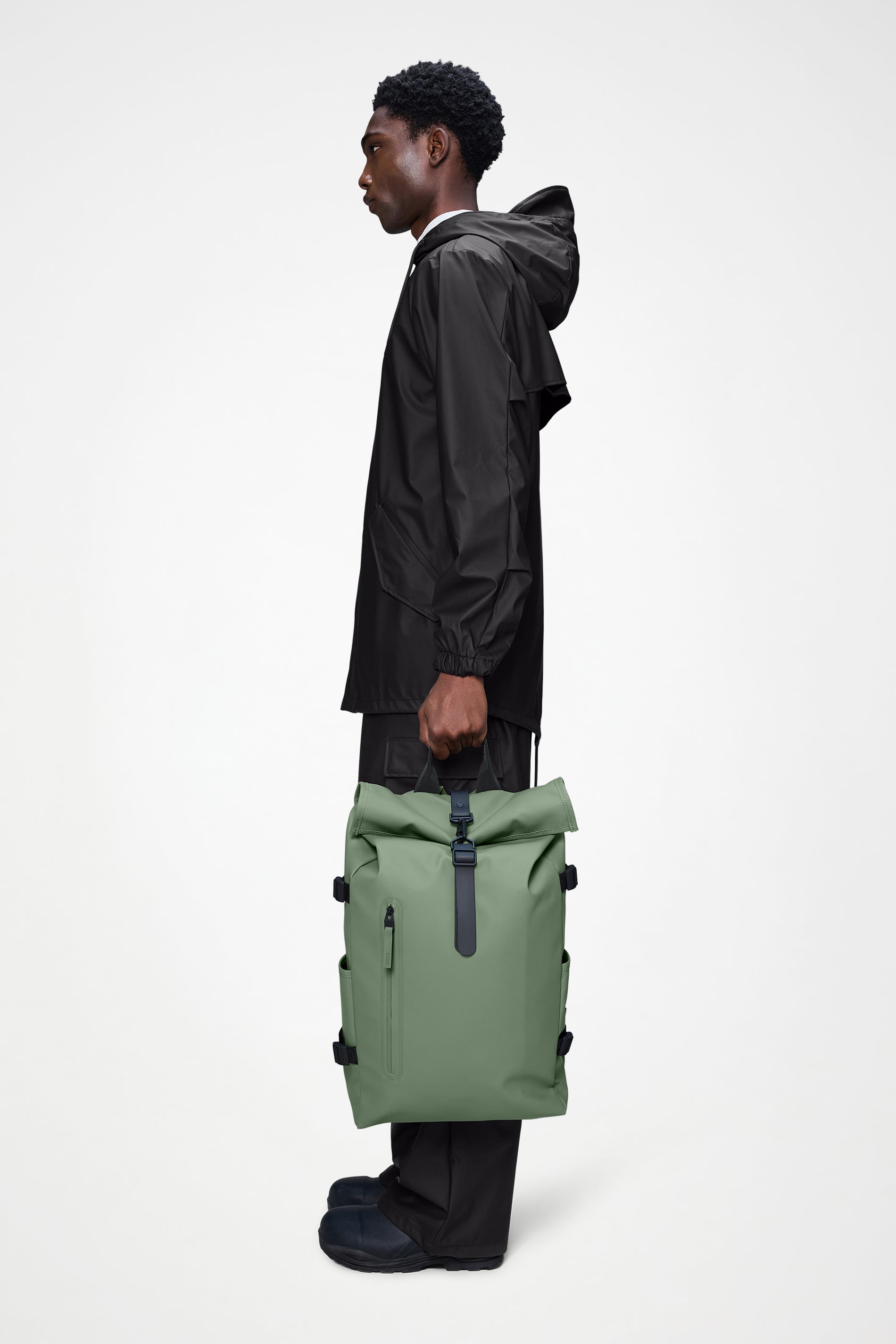 RAINS Rolltop Rucksack Large Well 23L H63 x D14 x W32 cm Backpack