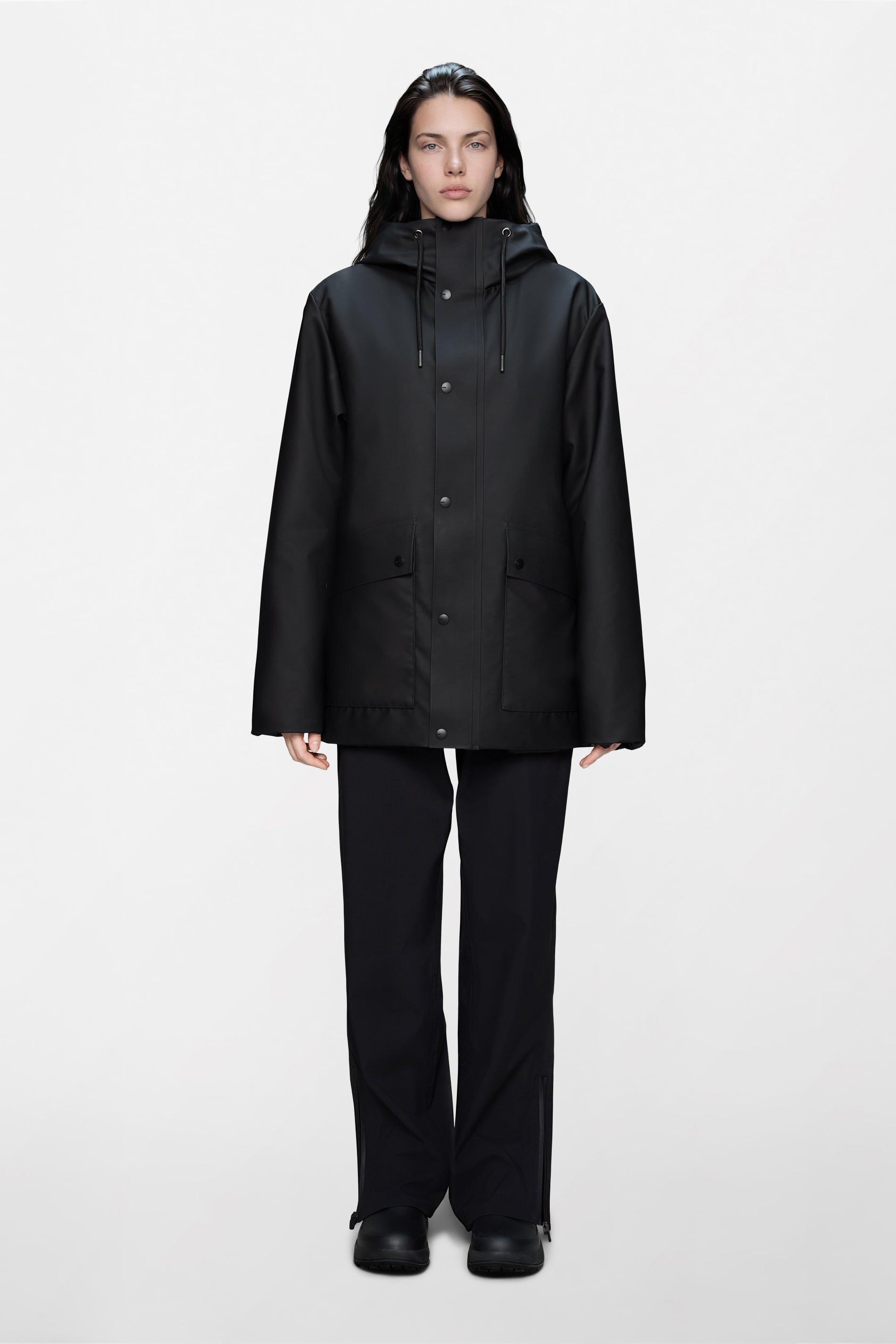 RAINS Nome Parka Black Jacket