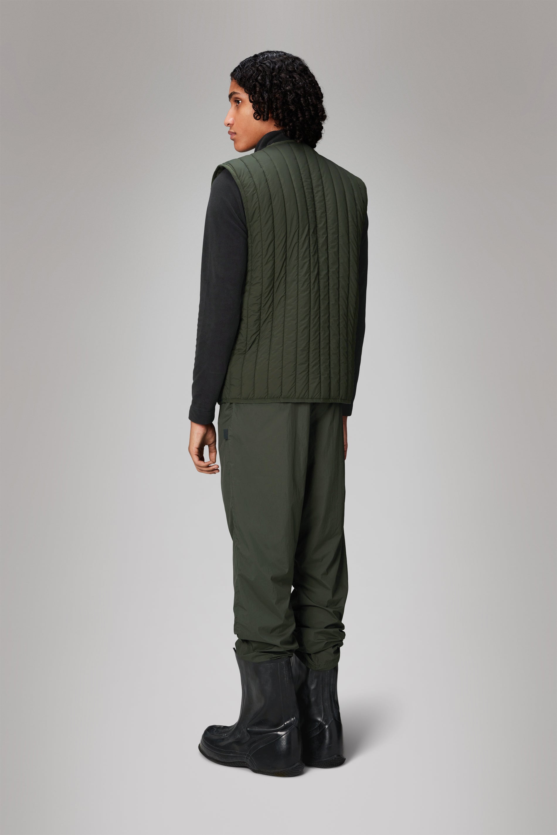 RAINS Banja Liner Vest Green Vest