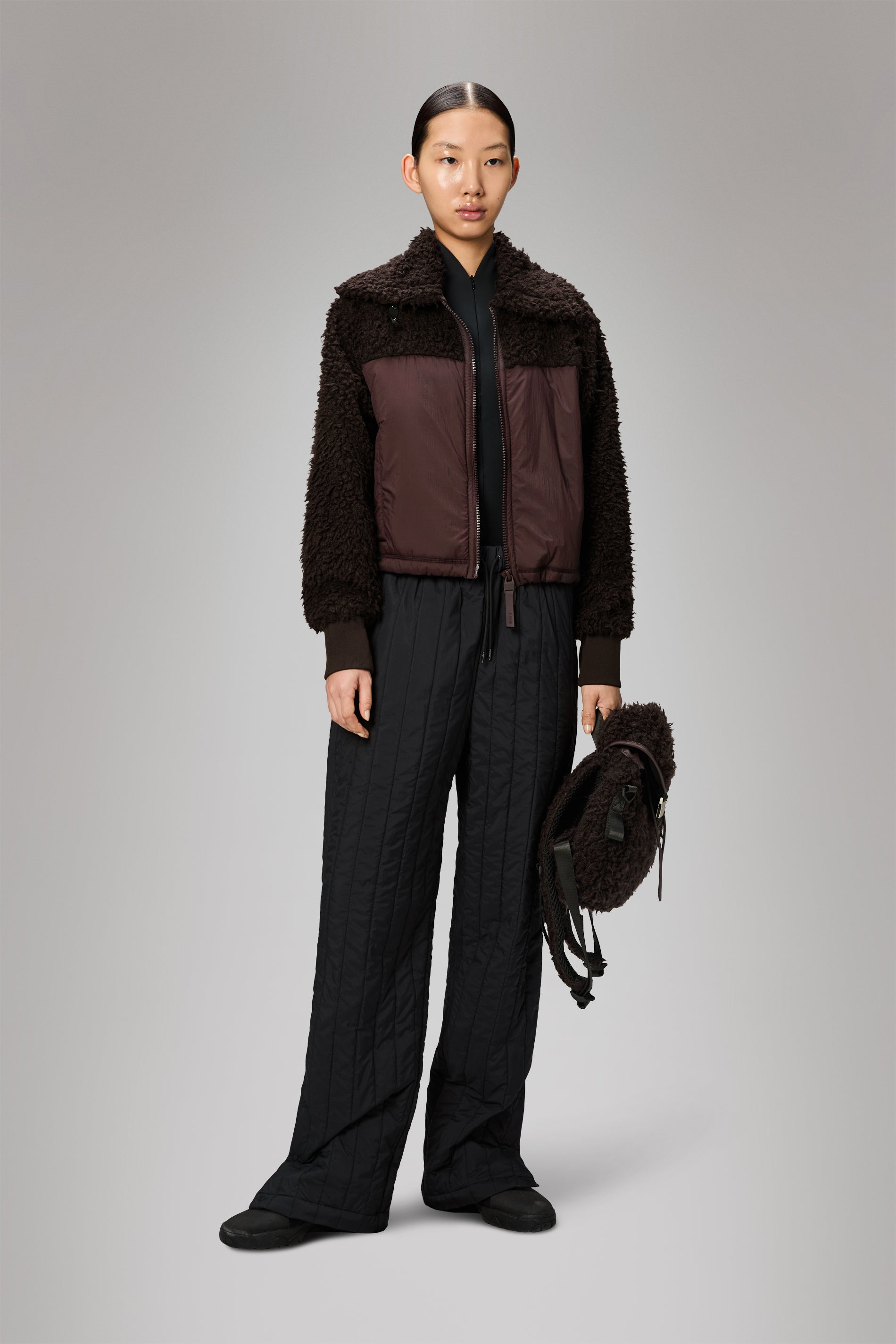 RAINS Banja Liner Pants Regular Black Pants