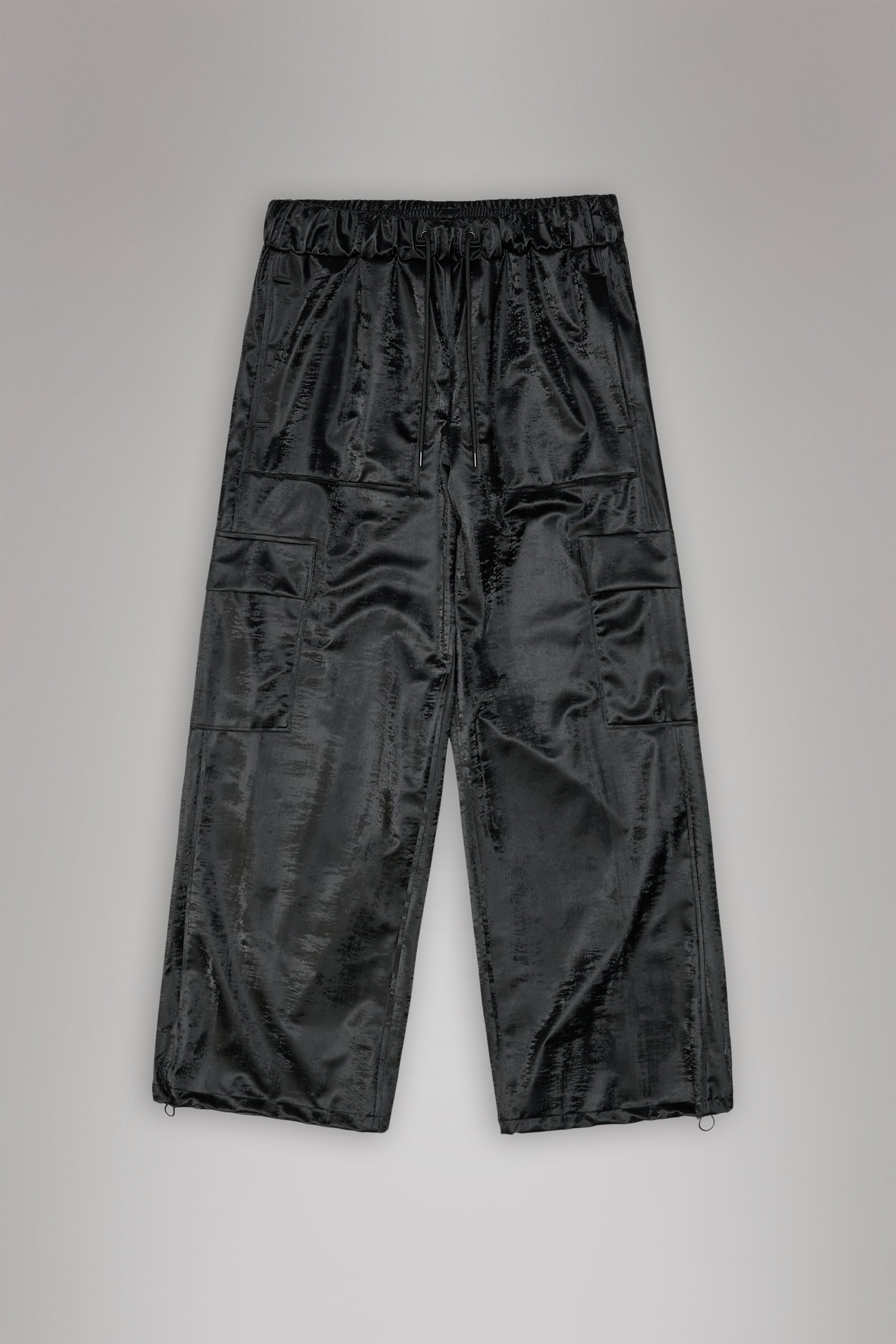 RAINS Cargo Rain Pants Wide Coal Pants