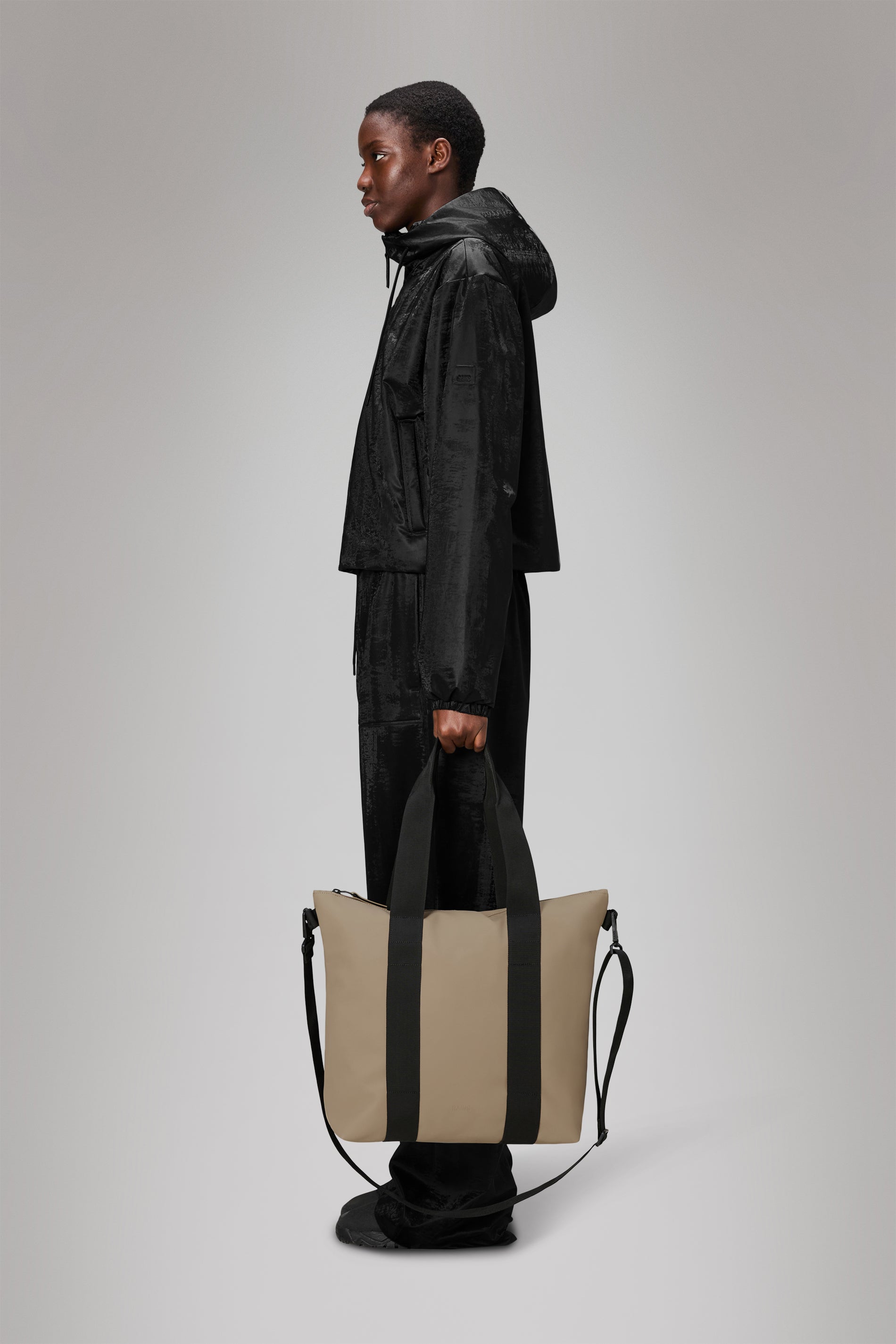 RAINS Tote Bag Mini Beige 16L H36 x D13 x W40 cm Tote