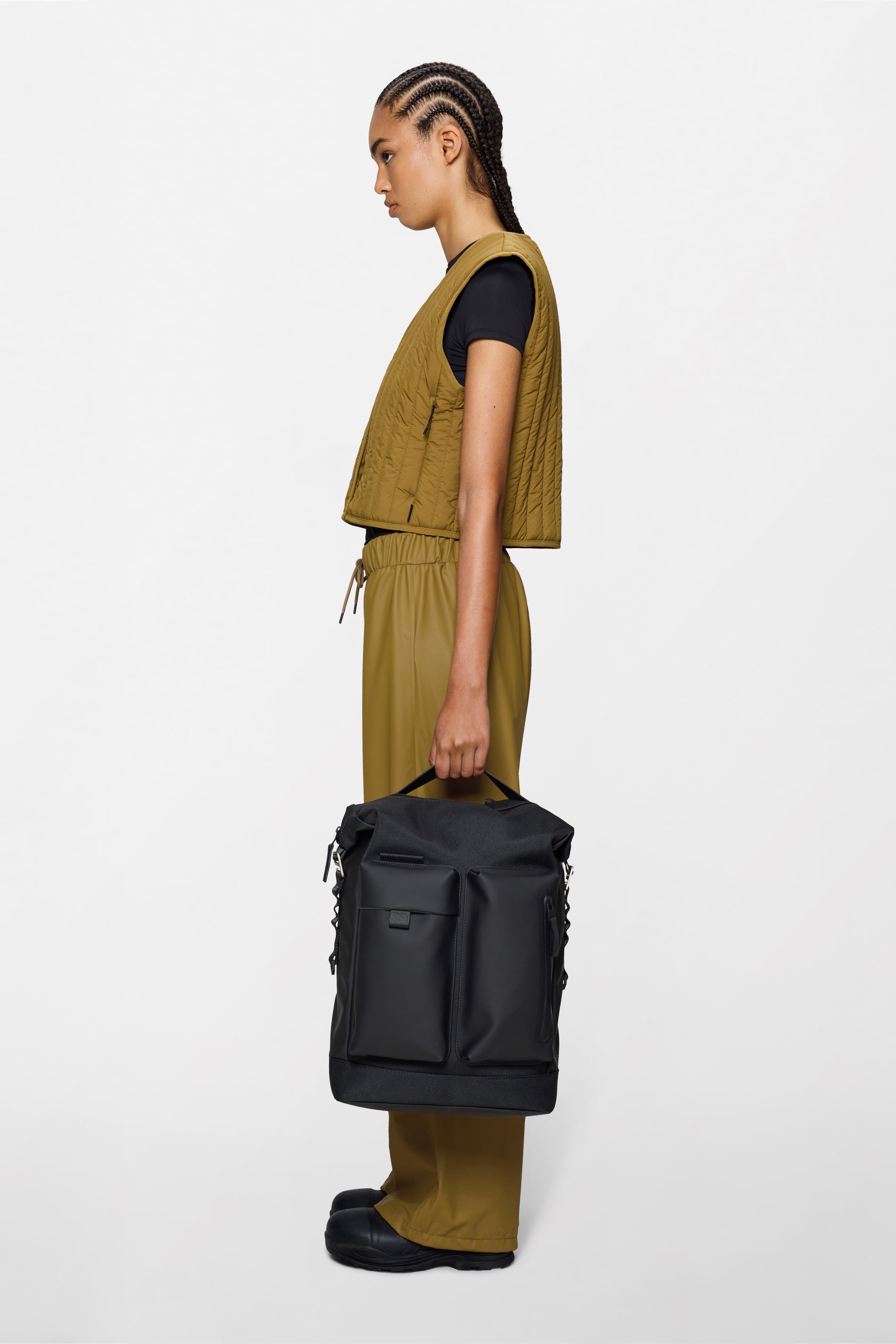 RAINS Otaru Backpack Black 16L H42 x D14 x W30 cm Backpack