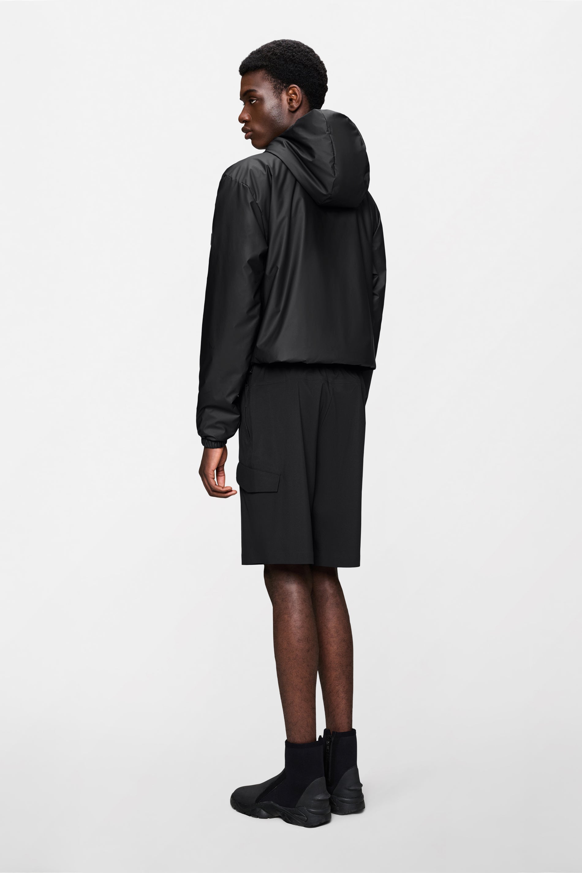 RAINS Lohja Short Insulated Jacket Black Jacket