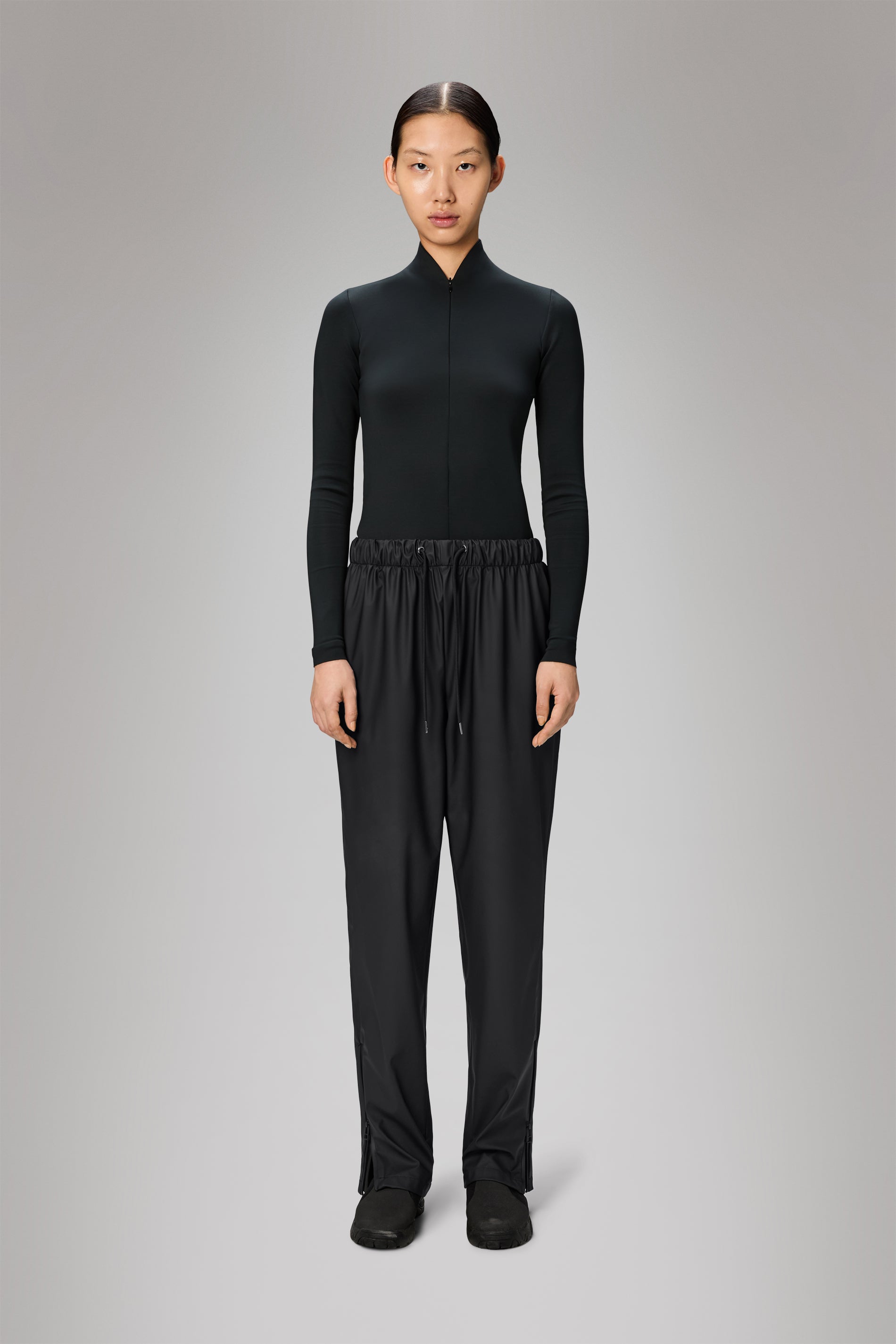 RAINS Rain Pants Slim Black Pants