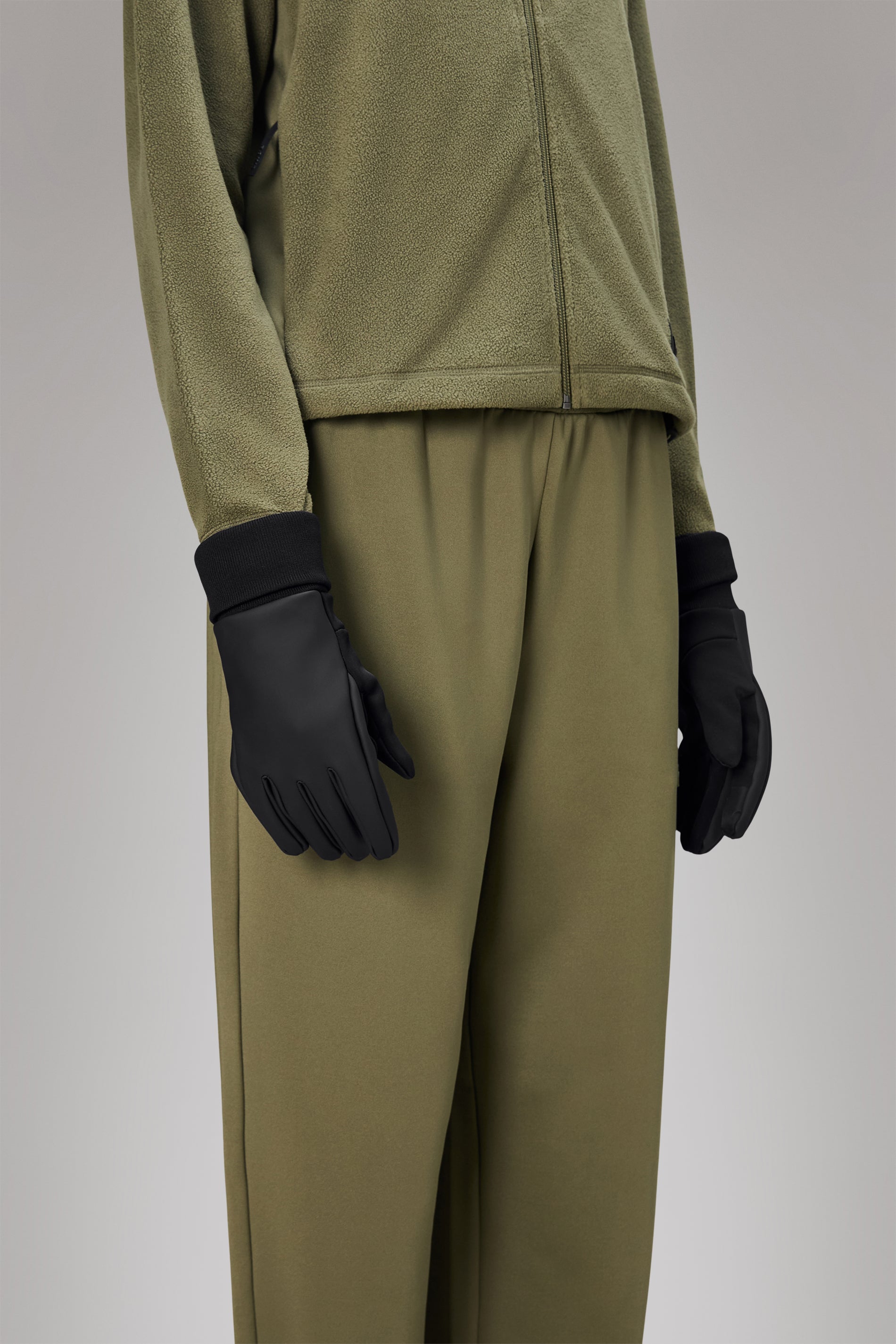 RAINS Gloves Black Gloves