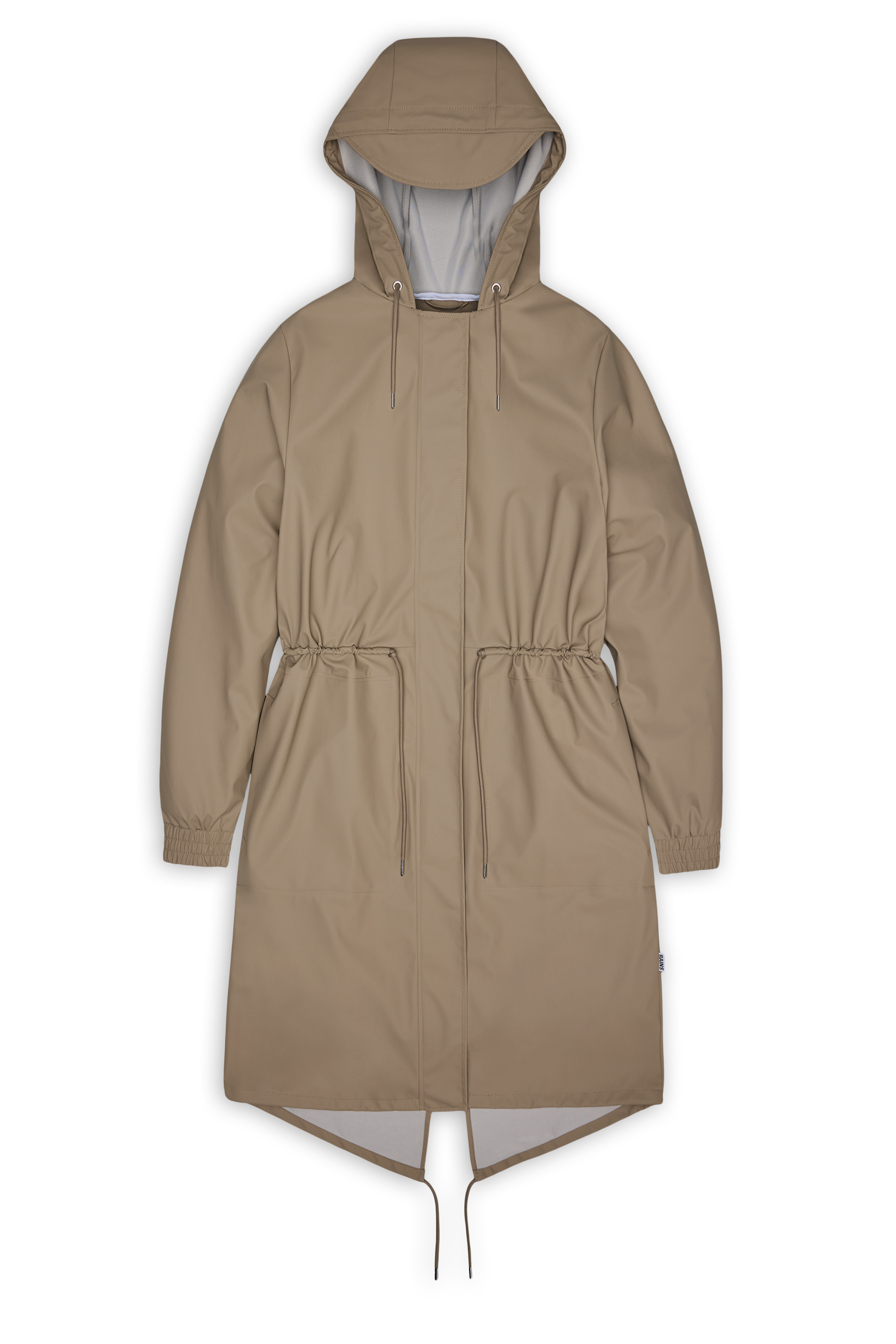 RAINS String W Parka Beige Jacket