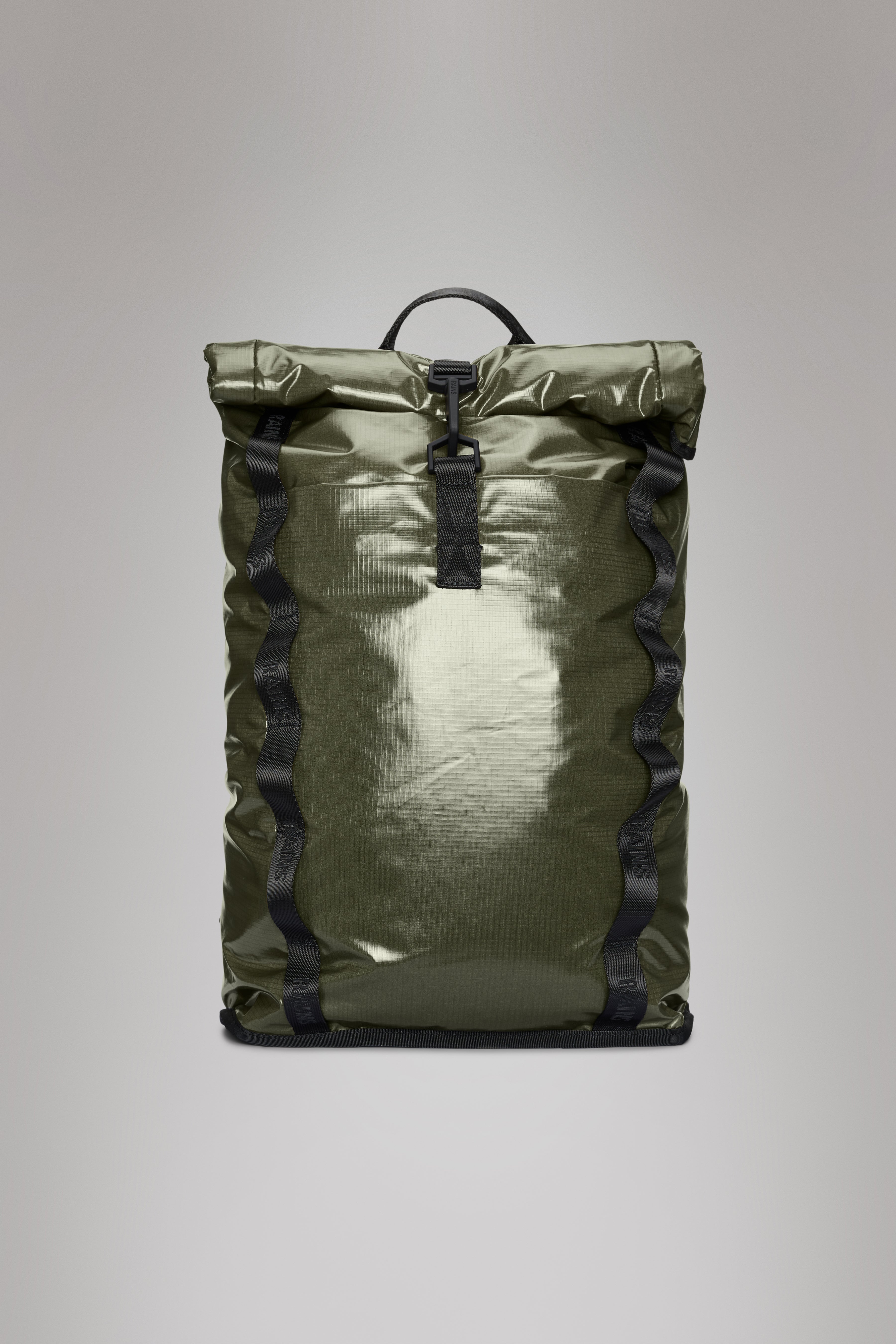 RAINS Sibu Rolltop Rucksack Marsh Backpack