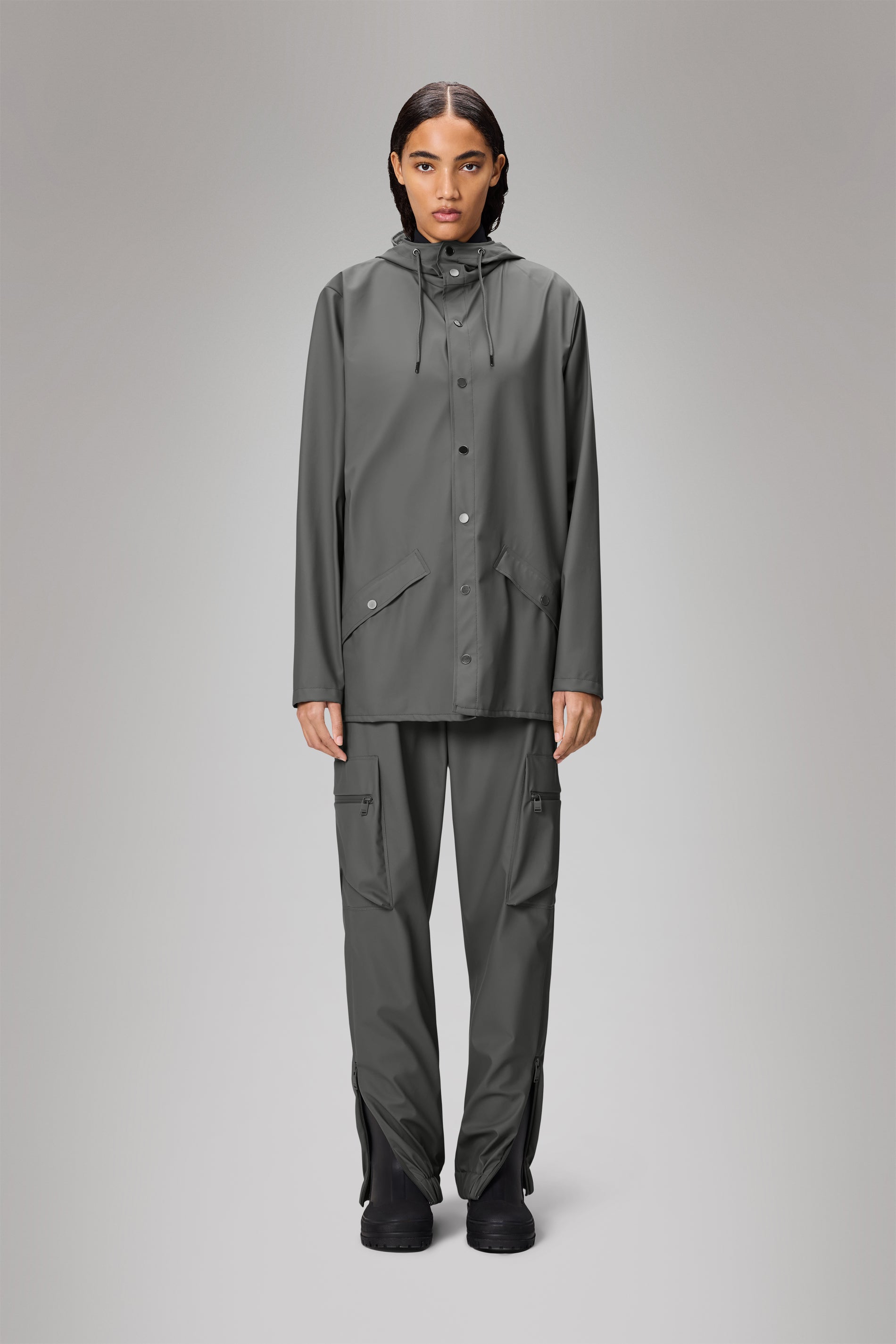 RAINS Jacket Grey Jacket