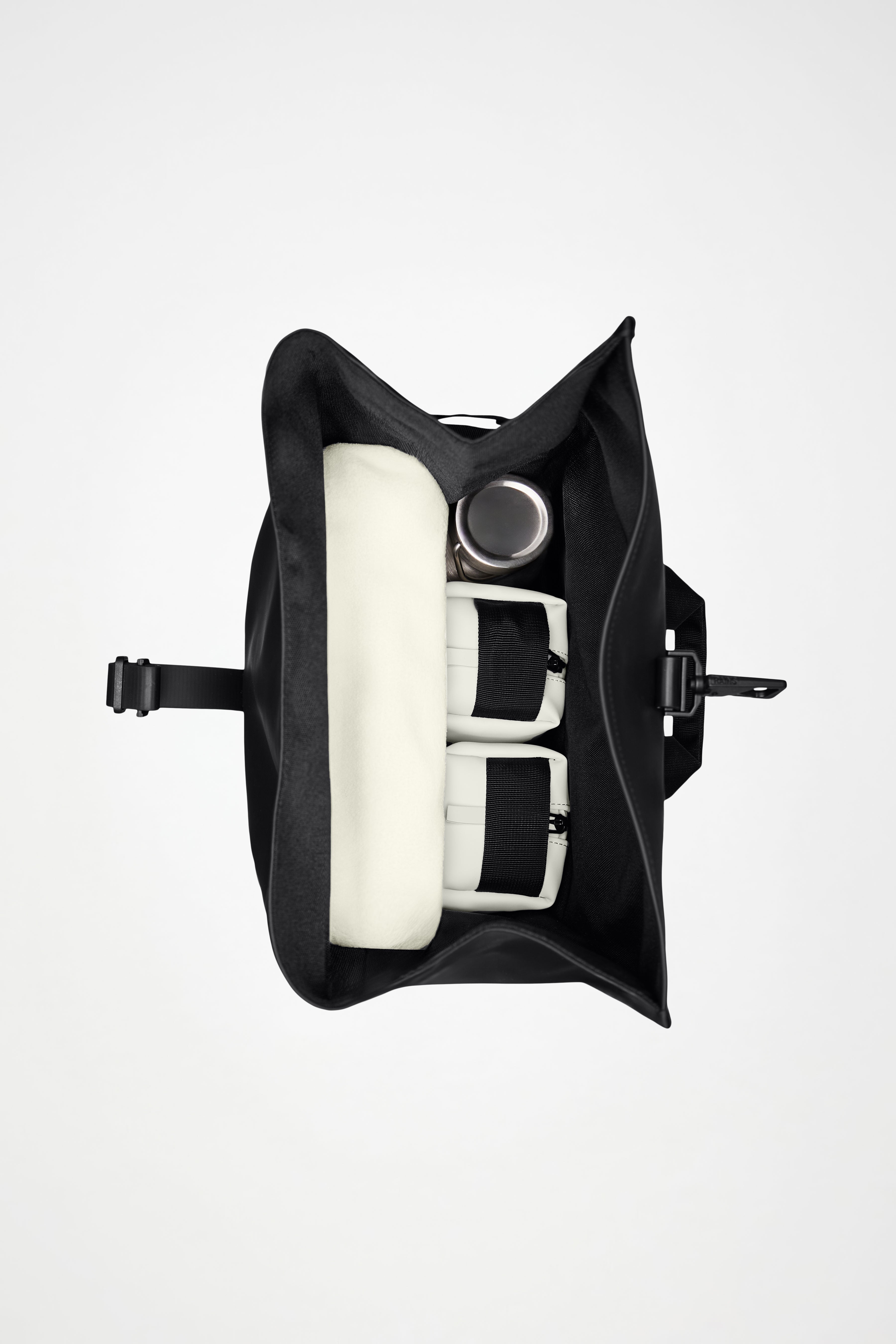 RAINS Rolltop Rucksack Large Green 23L H63 x D14 x W32 cm Backpack