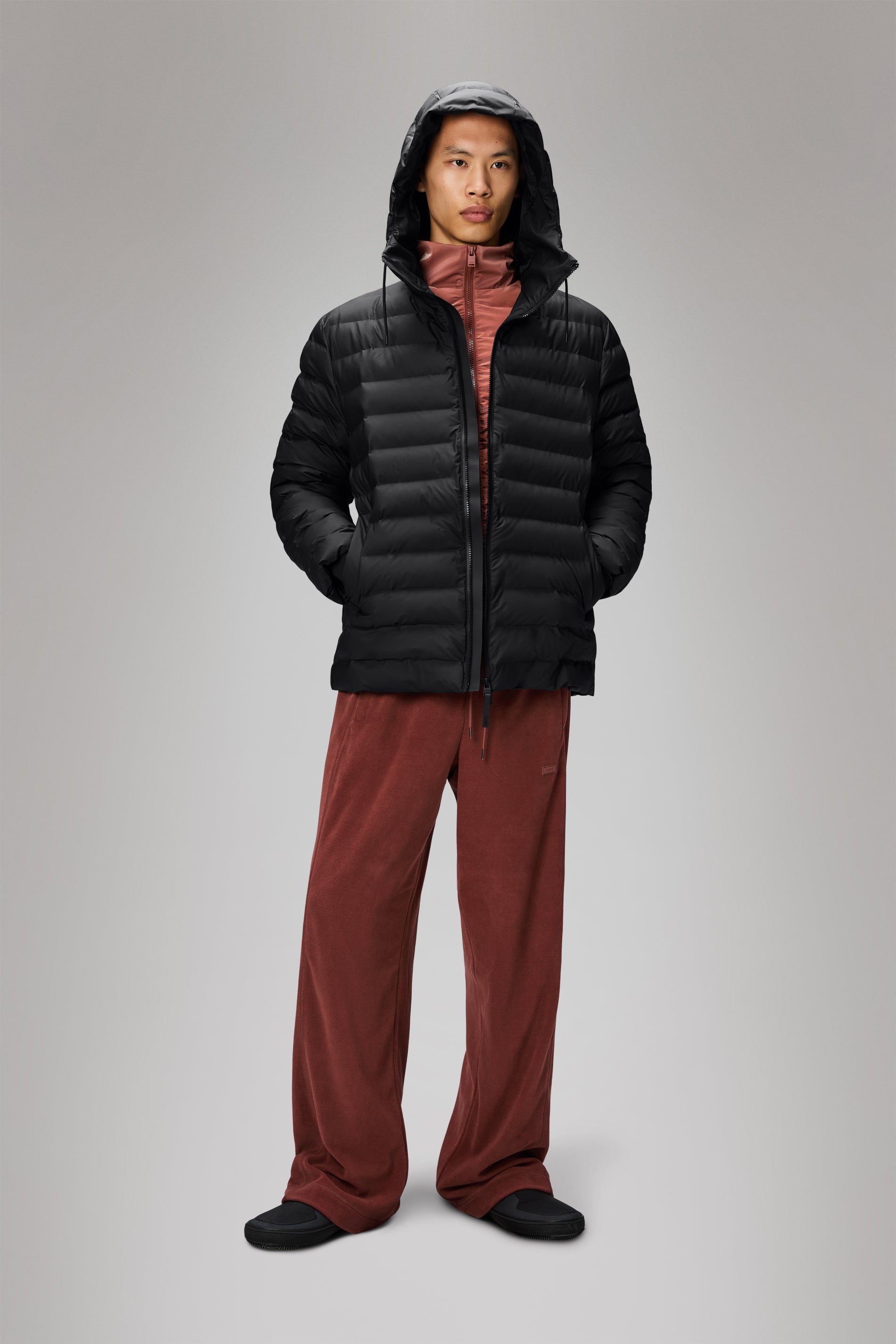 RAINS Lohja Puffer Jacket Black Jacket