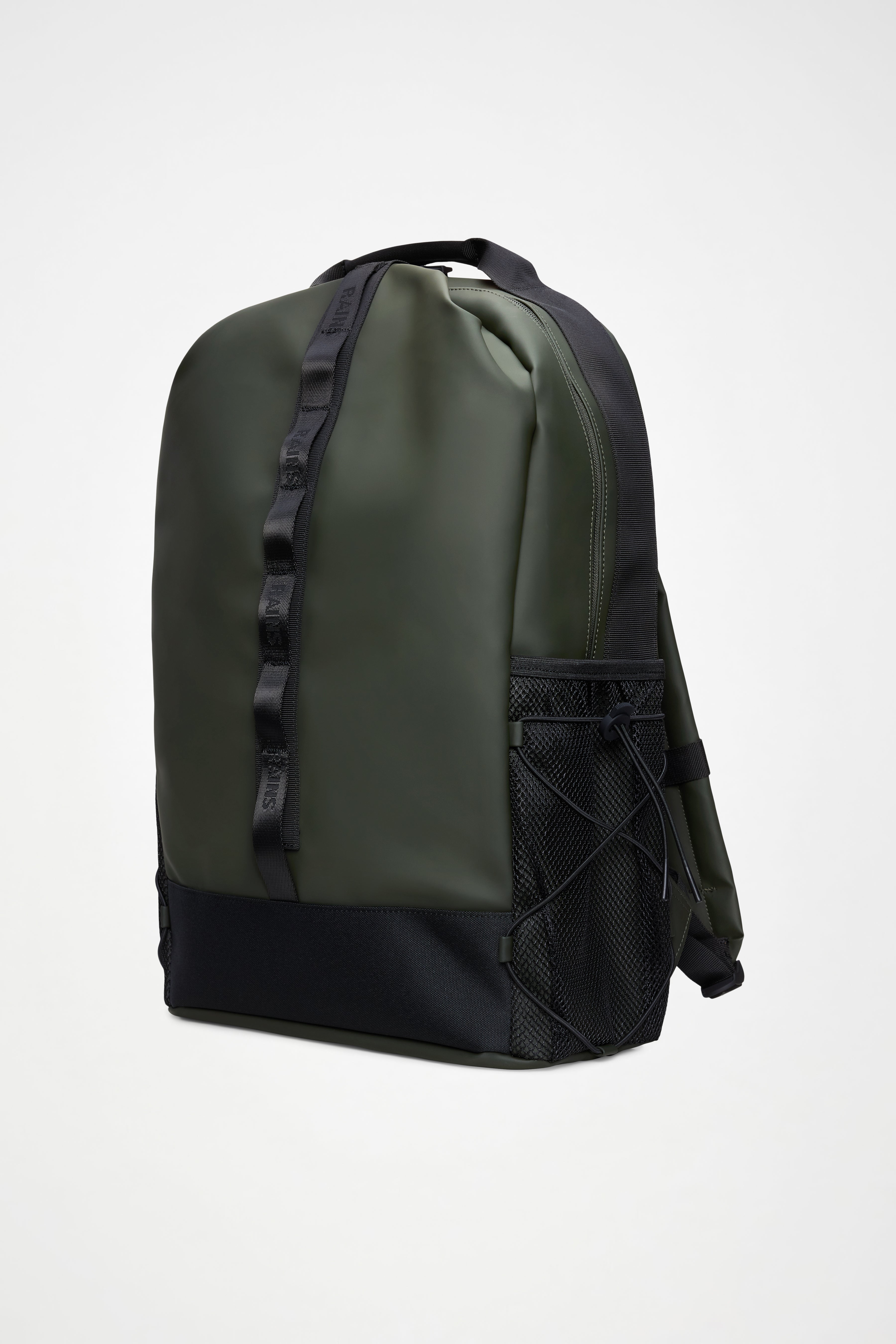 RAINS Trail Clip Front Backpack Green Backpack