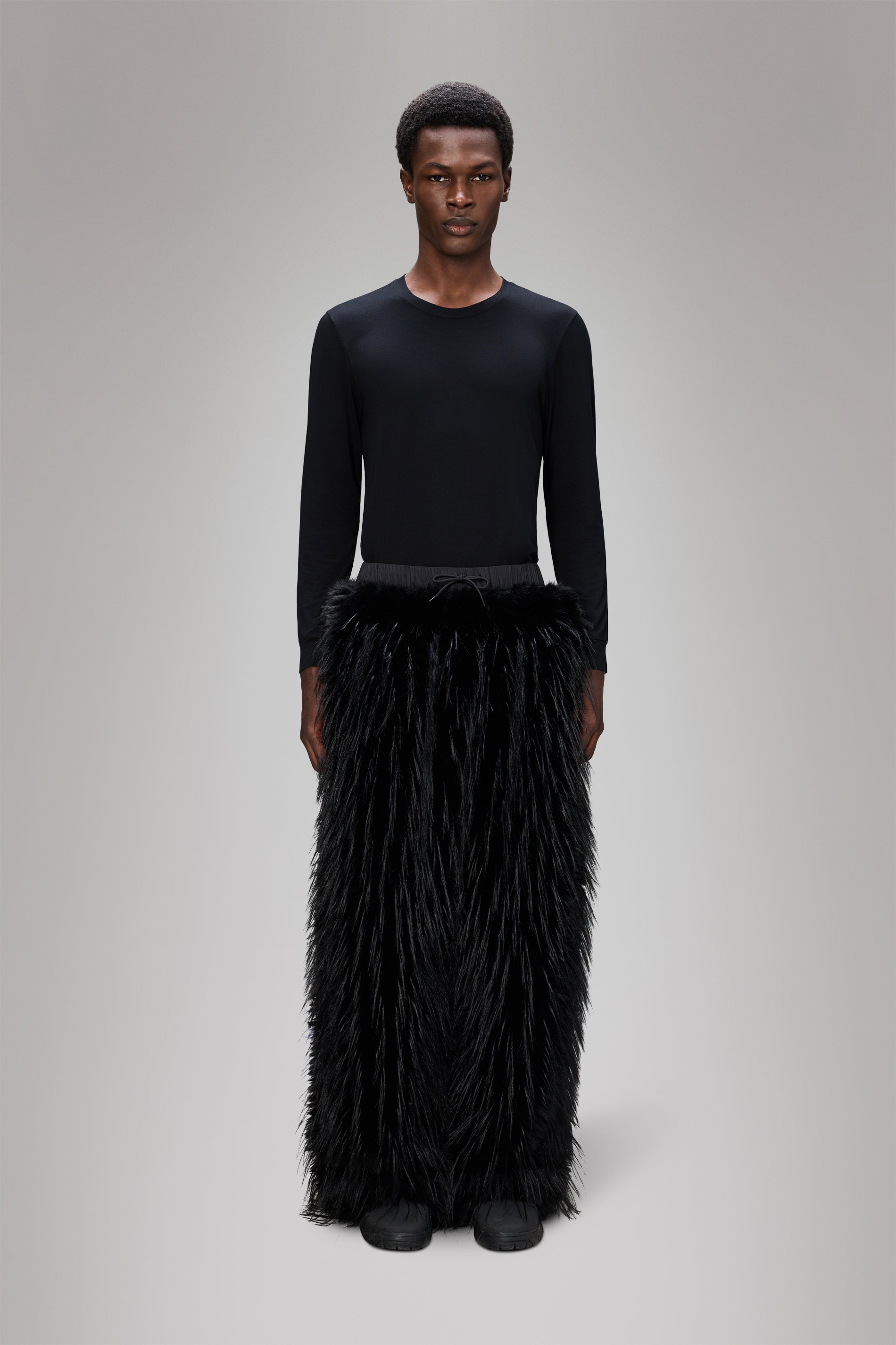 RAINS Vision Fleece Pants Black Pants