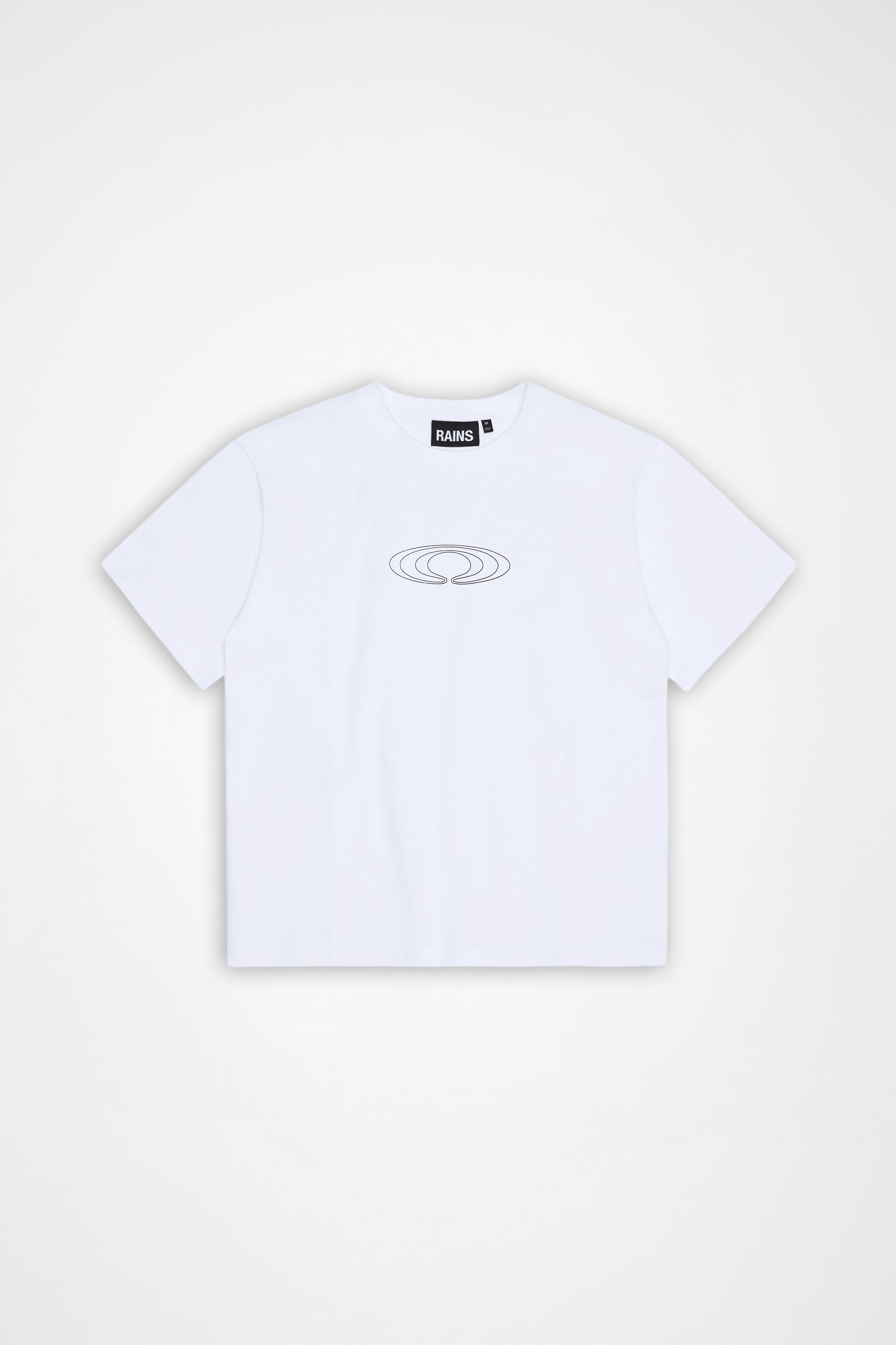 RAINS Classic T-shirt Splash White Short Sleeve