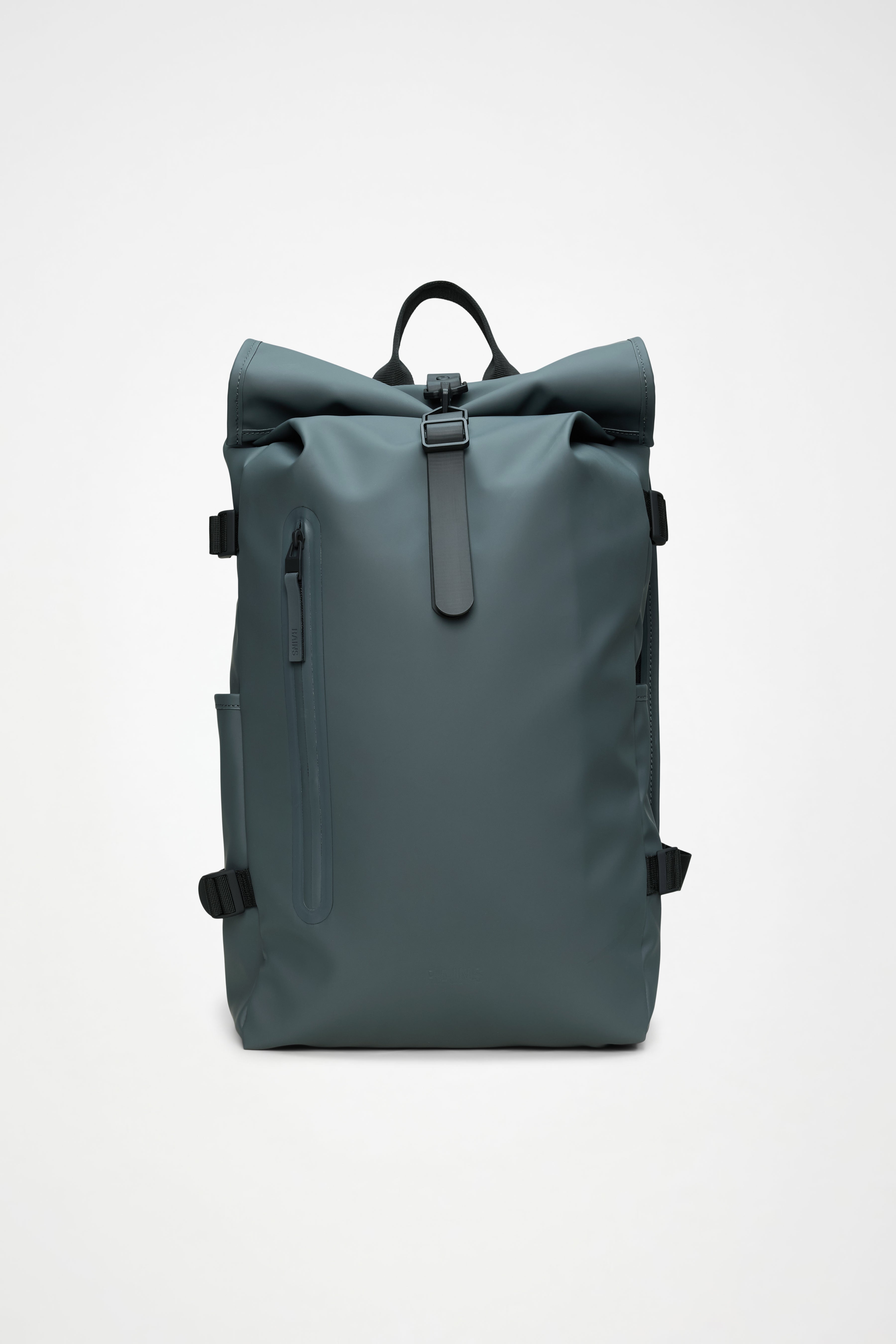 RAINS Rolltop Rucksack Large Dark Grey 23L H63 x D14 x W32 cm Backpack