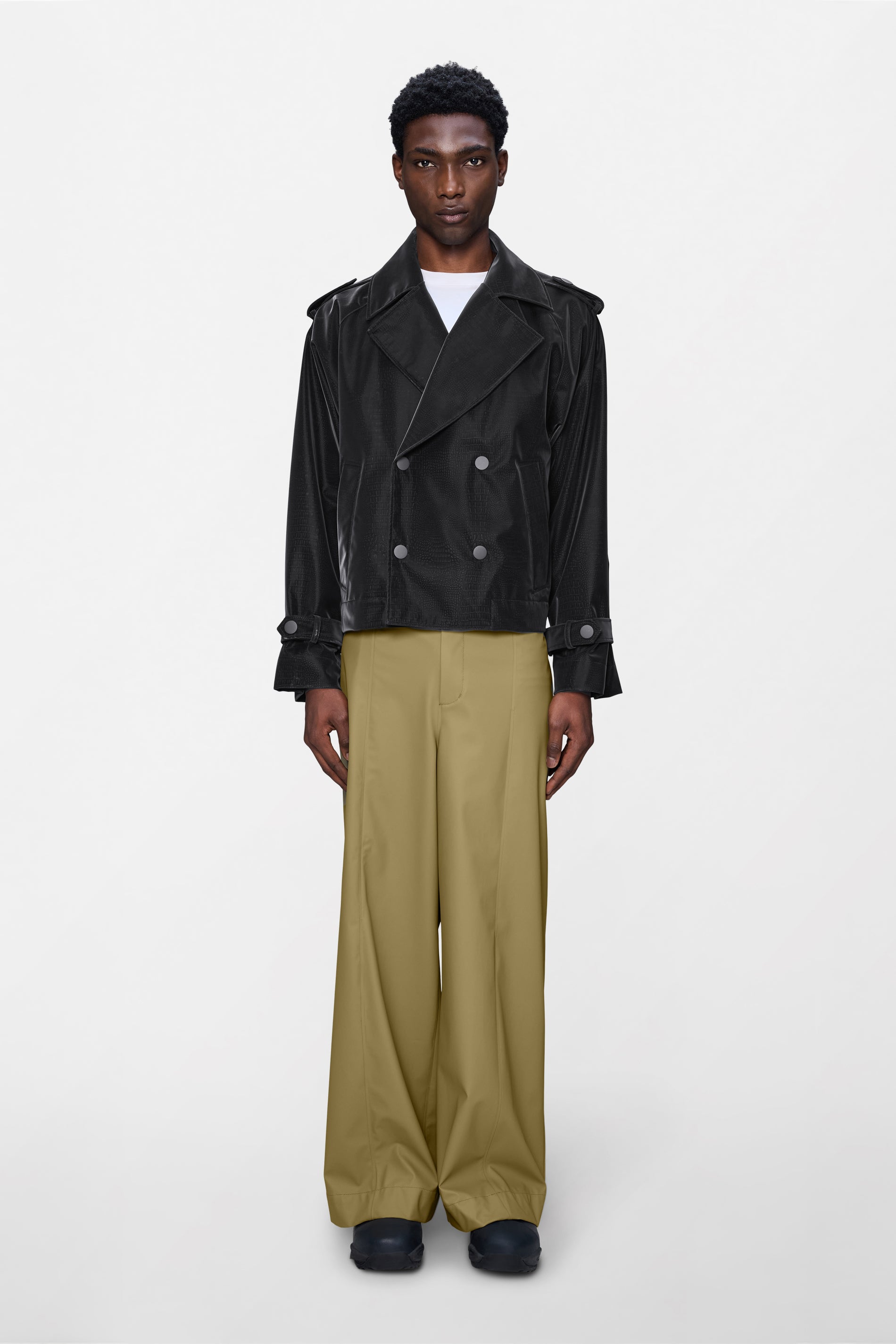 RAINS Short Trench Coat Bite Jacket
