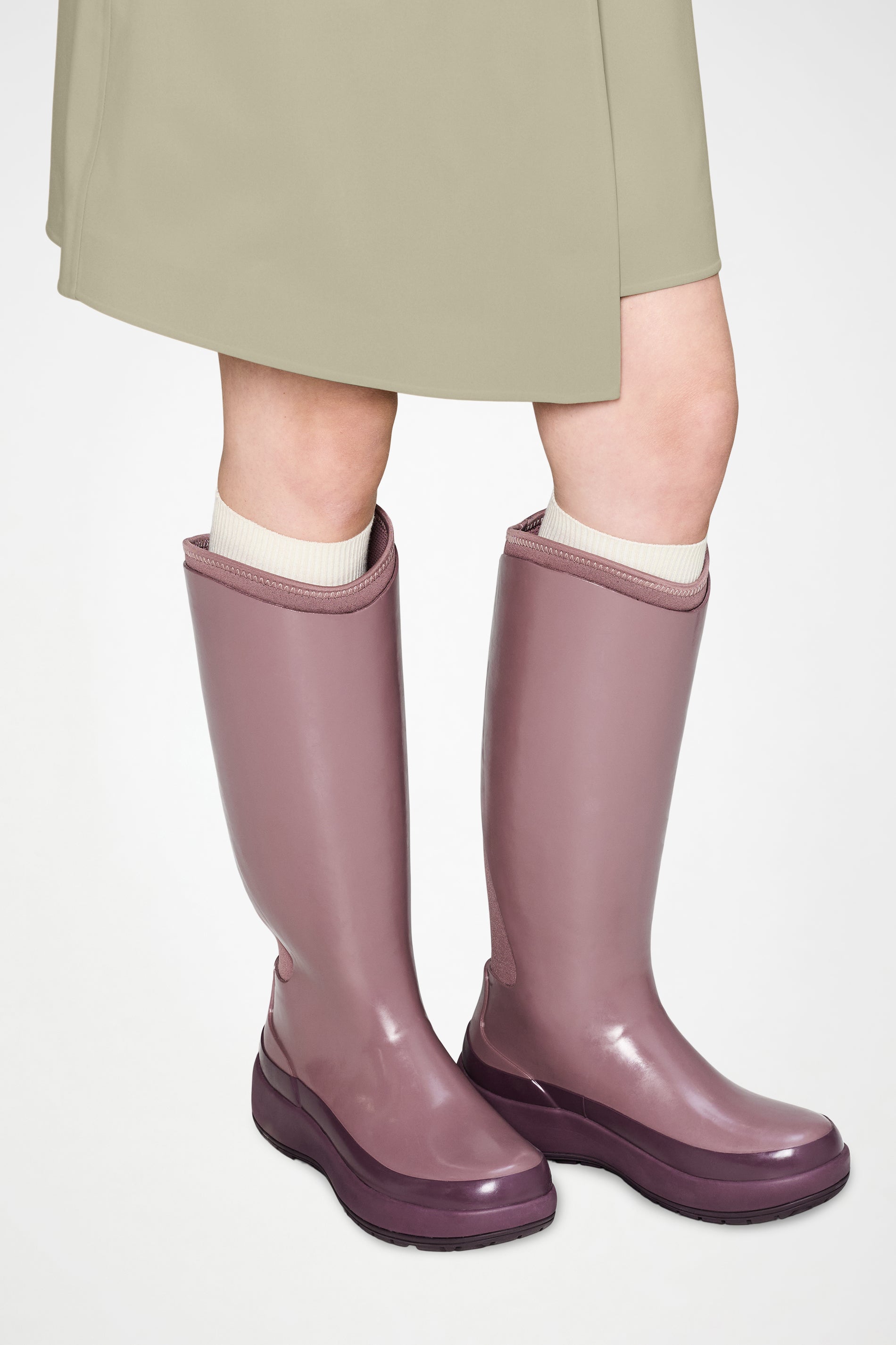 RAINS The Dry Boot W High Tempt Gloss Boot