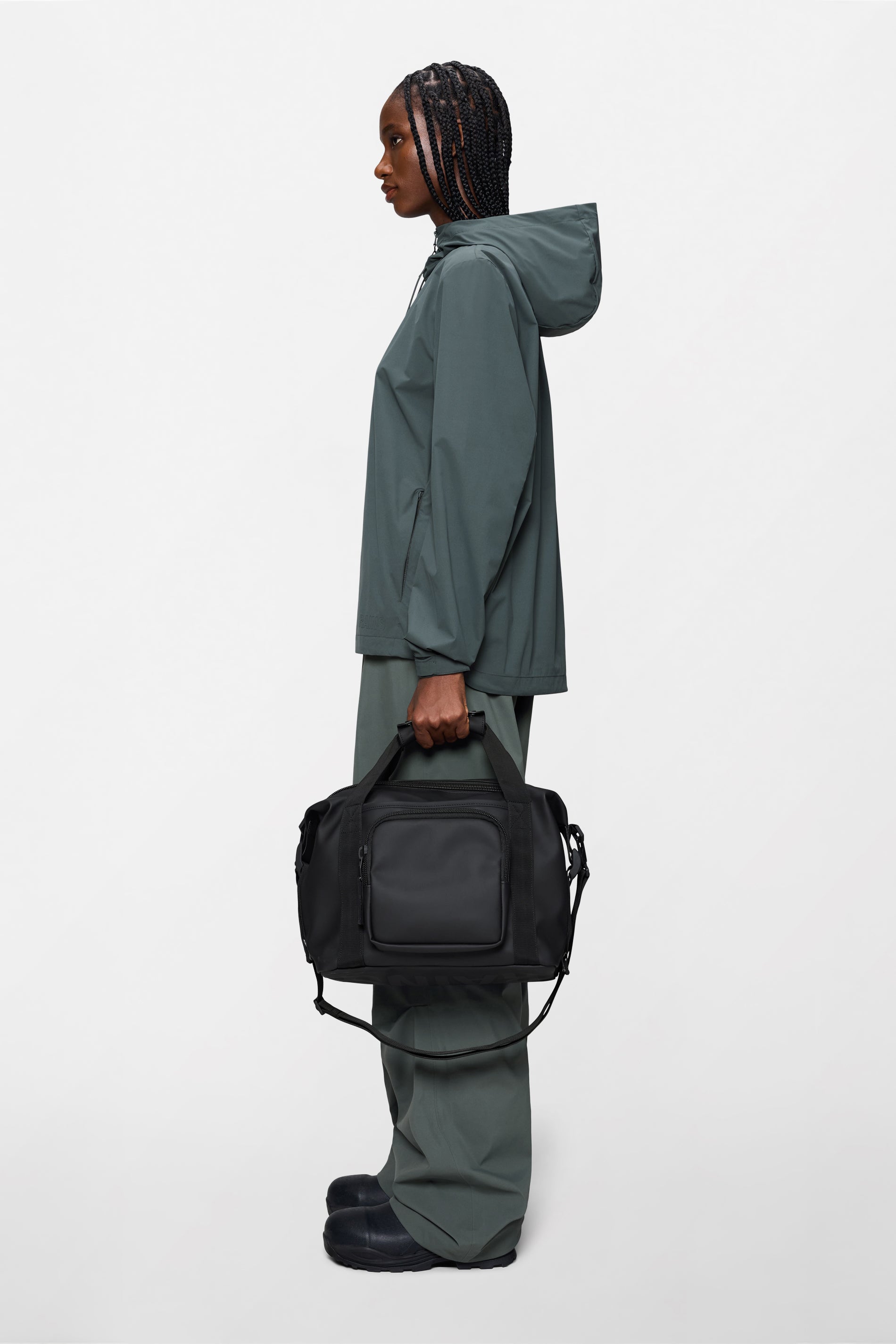 RAINS Texel Kit Bag Black 36L H32 x D16 x W34 cm Weekender